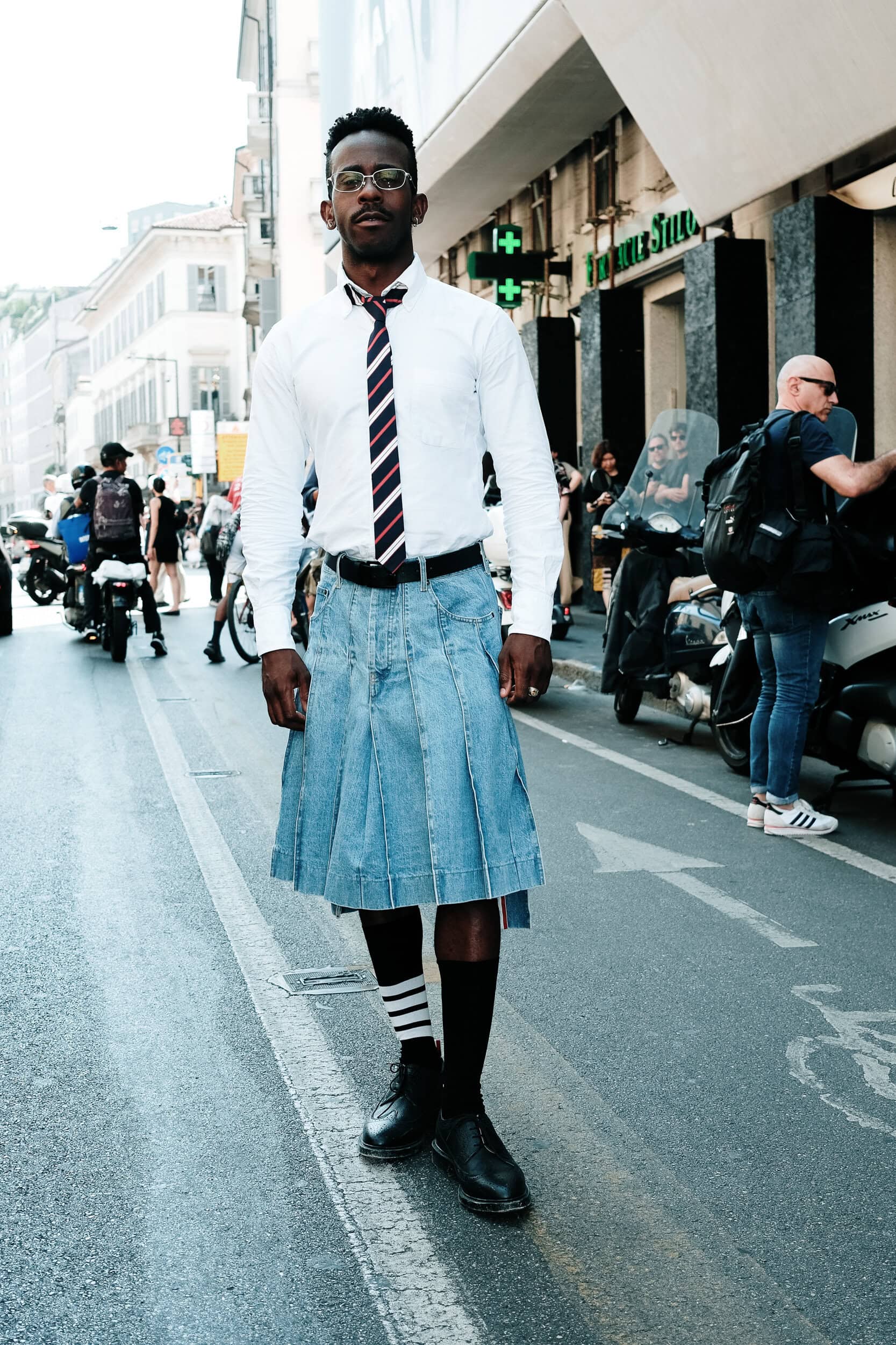 Milano Milan Men's Street Style Spring 2027 Shows