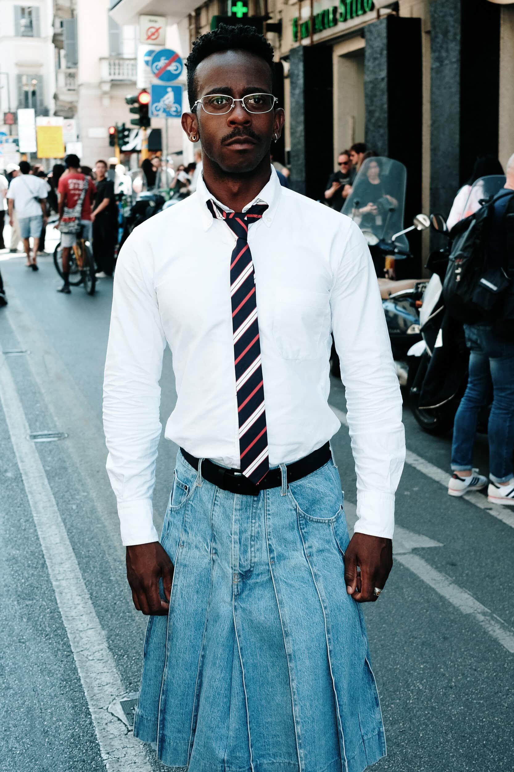 Milano Milan Men's Street Style Spring 2027 Shows