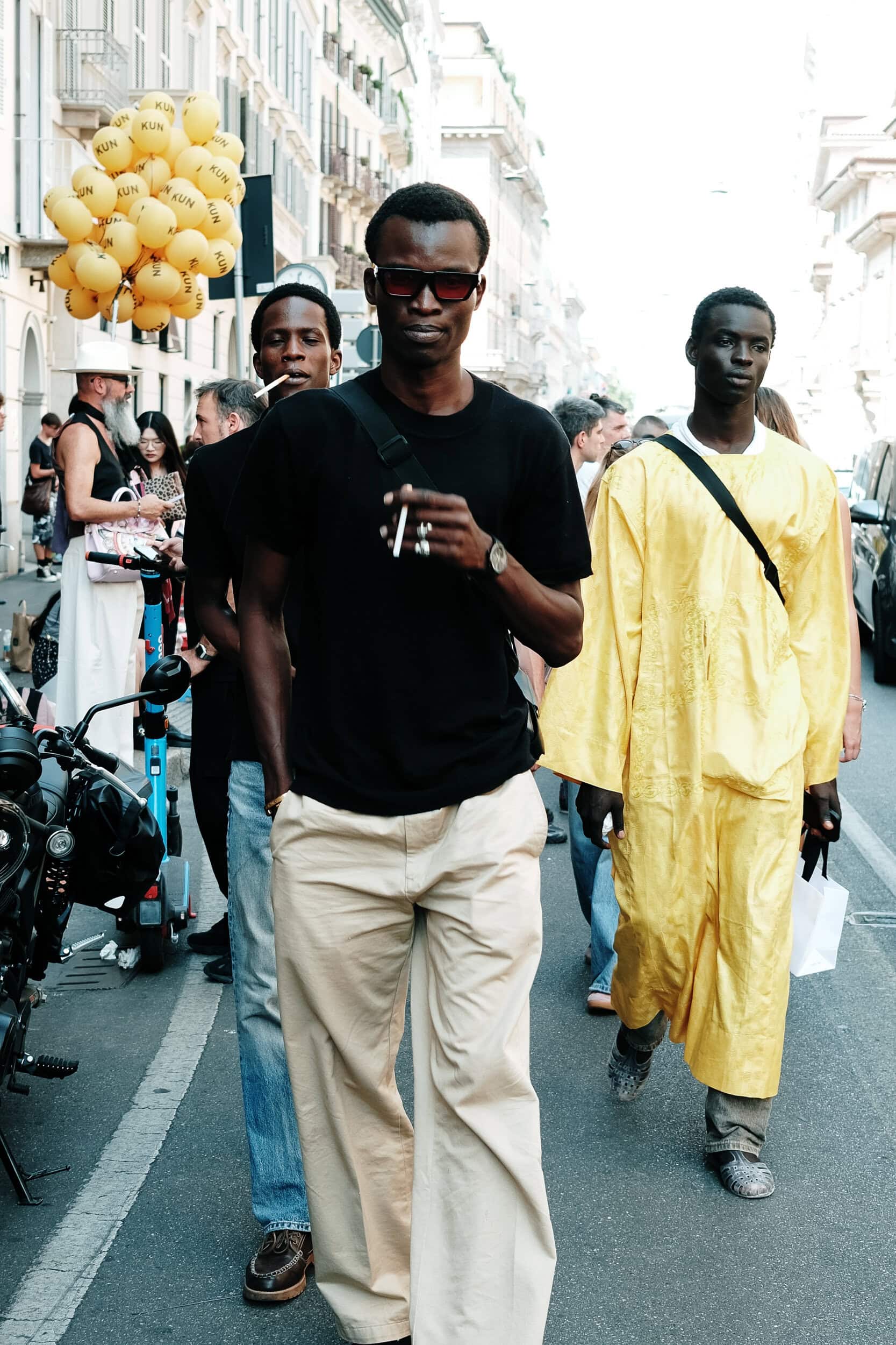 Milano Milan Men's Street Style Spring 2027 Shows