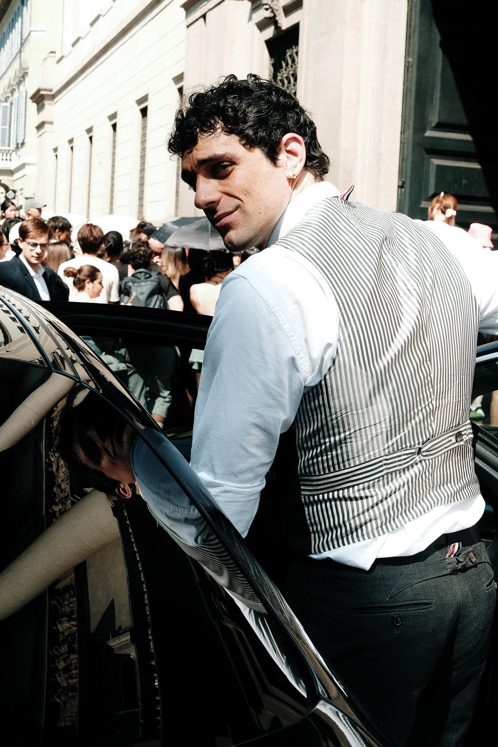 Milano Milan Men's Street Style Spring 2027 Shows
