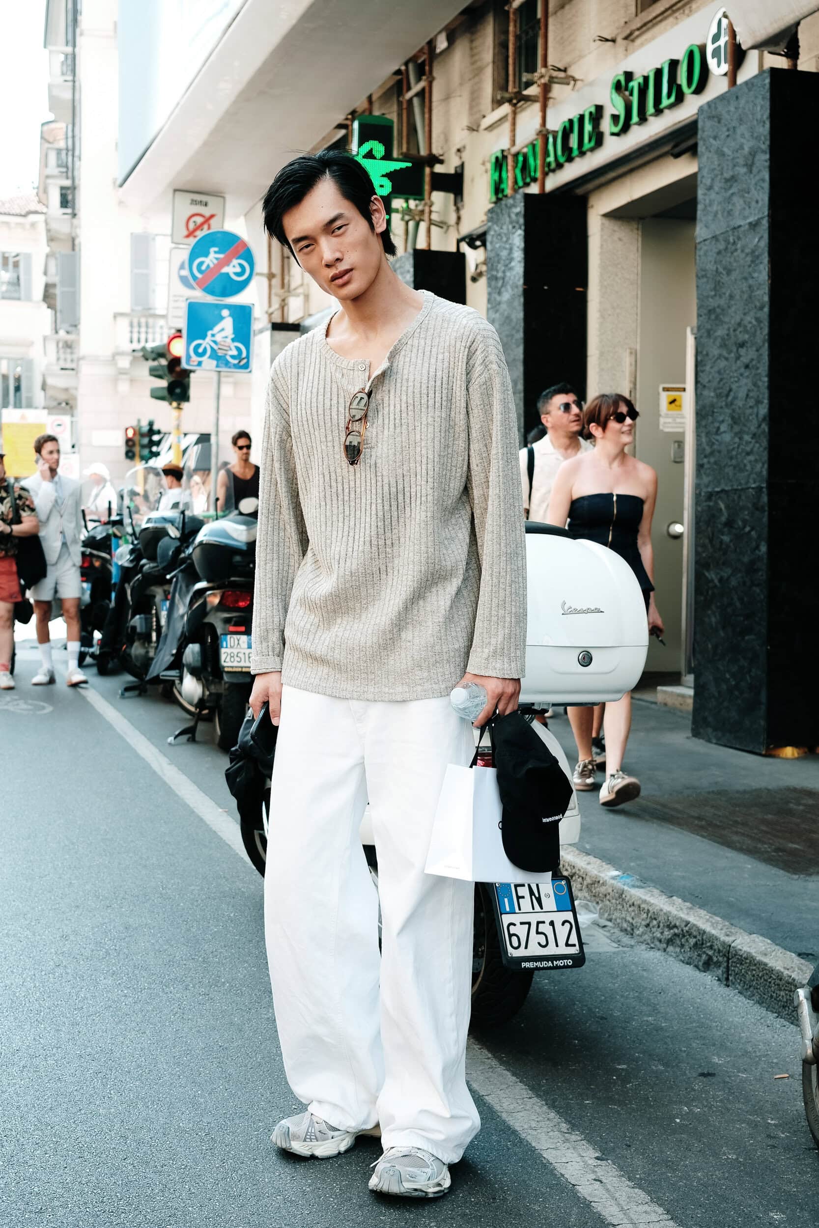 Milano Milan Men's Street Style Spring 2027 Shows