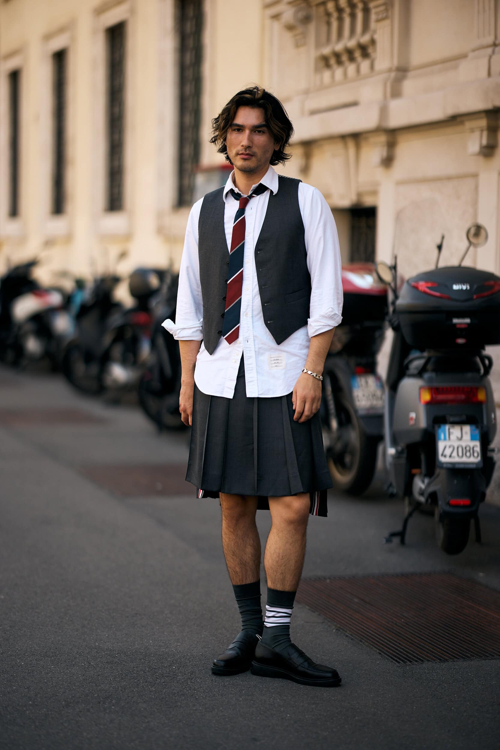 Milano Milan Men's Street Style Spring 2027 Shows