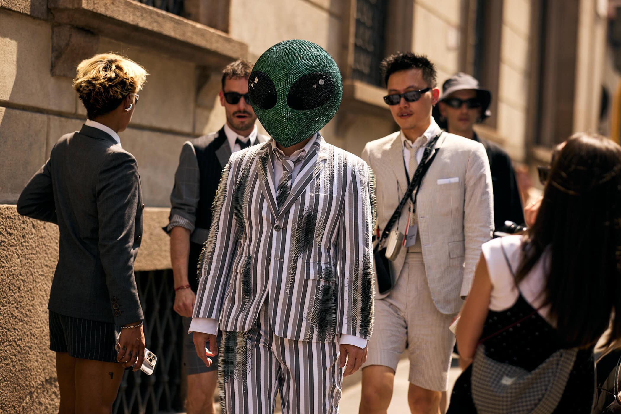 Milano Milan Men's Street Style Spring 2027 Shows