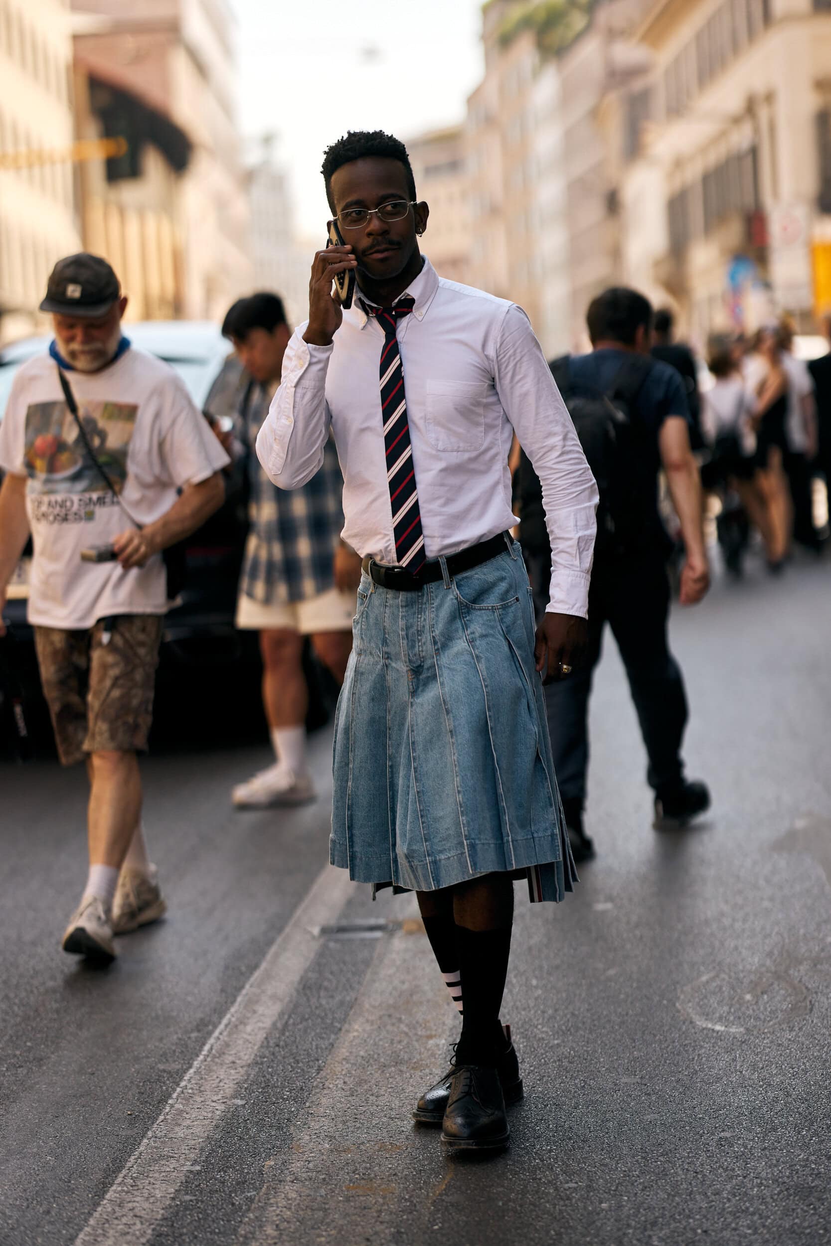 Milano Milan Men's Street Style Spring 2027 Shows