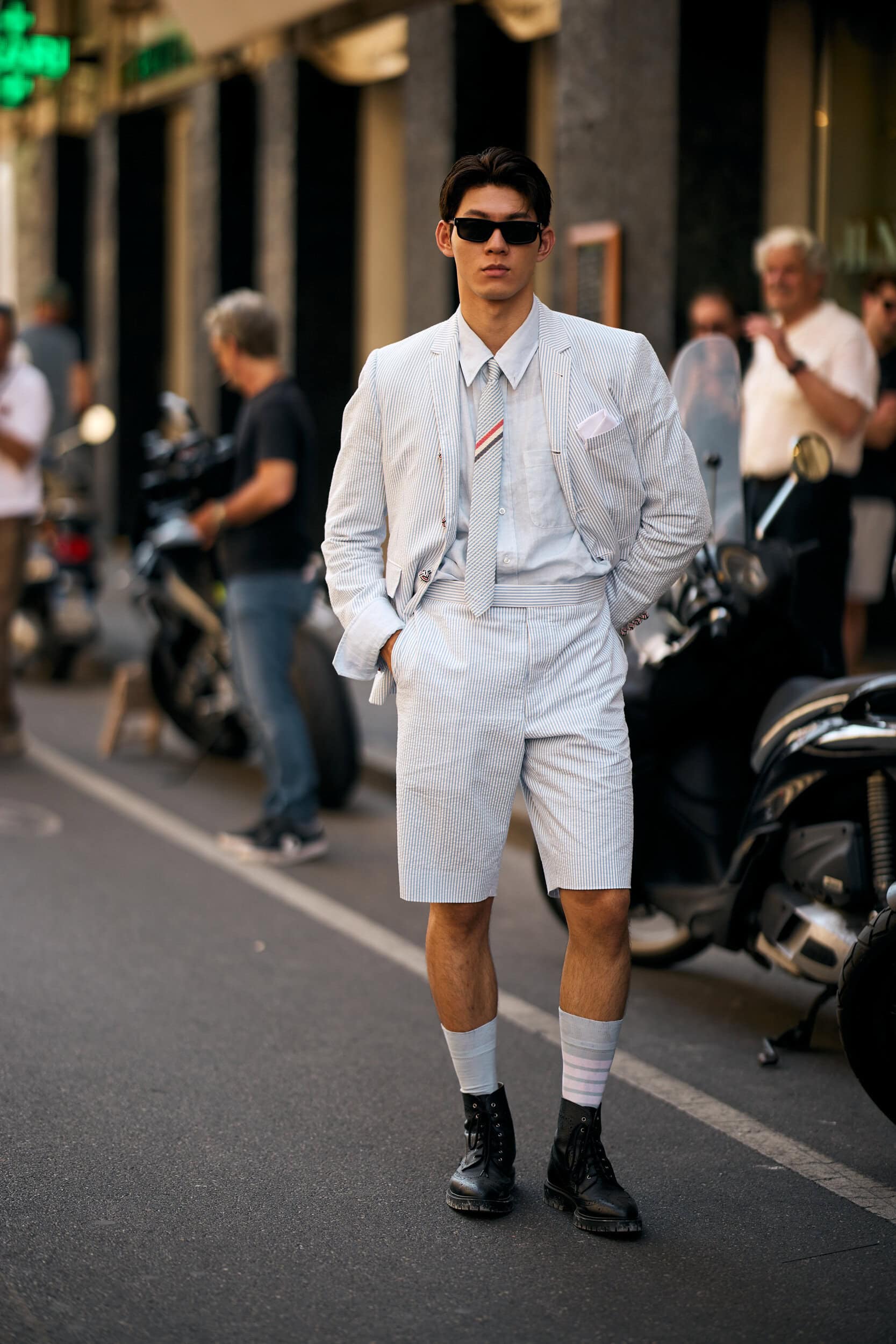 Milano Milan Men's Street Style Spring 2027 Shows