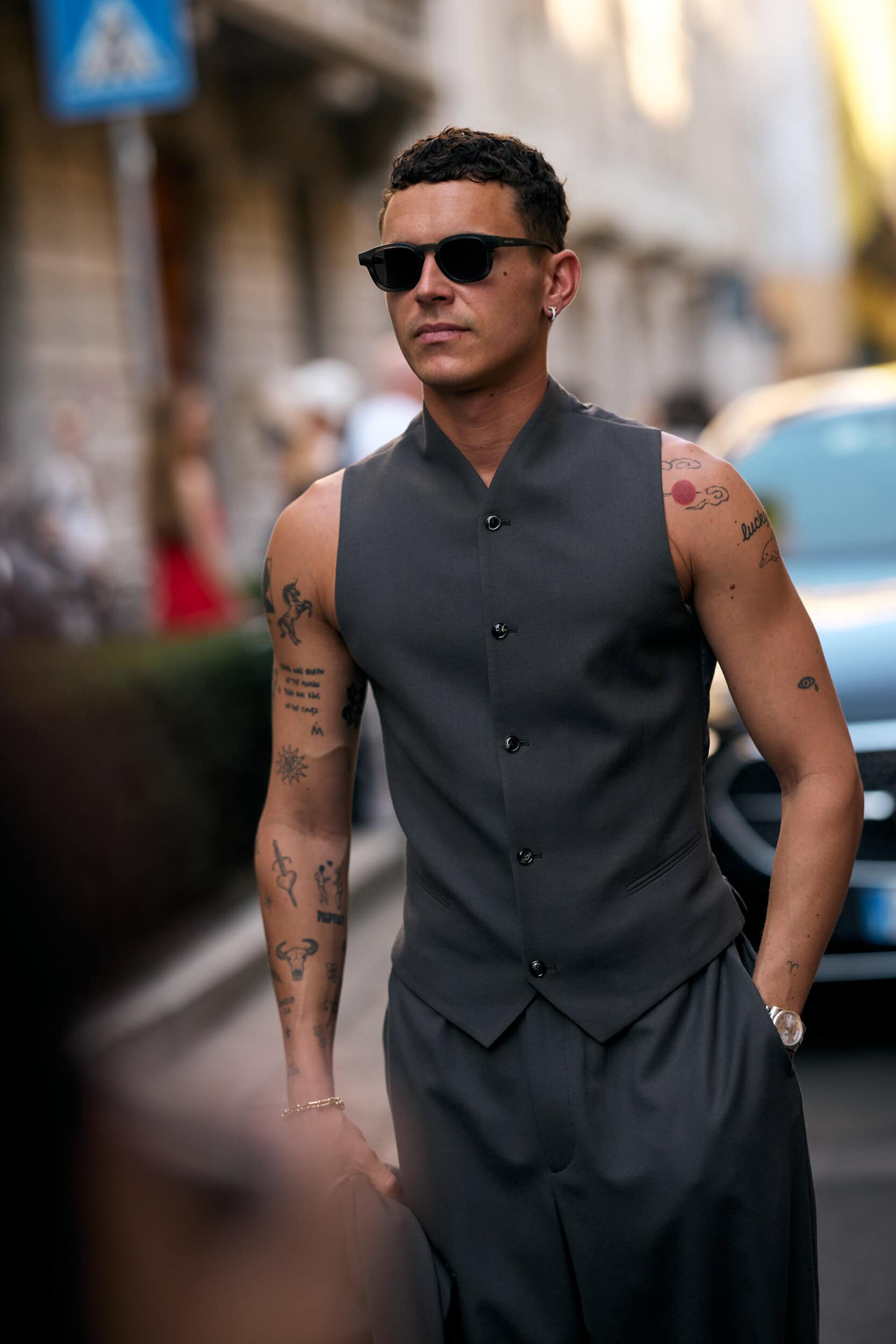 Milano Milan Men's Street Style Spring 2027 Shows