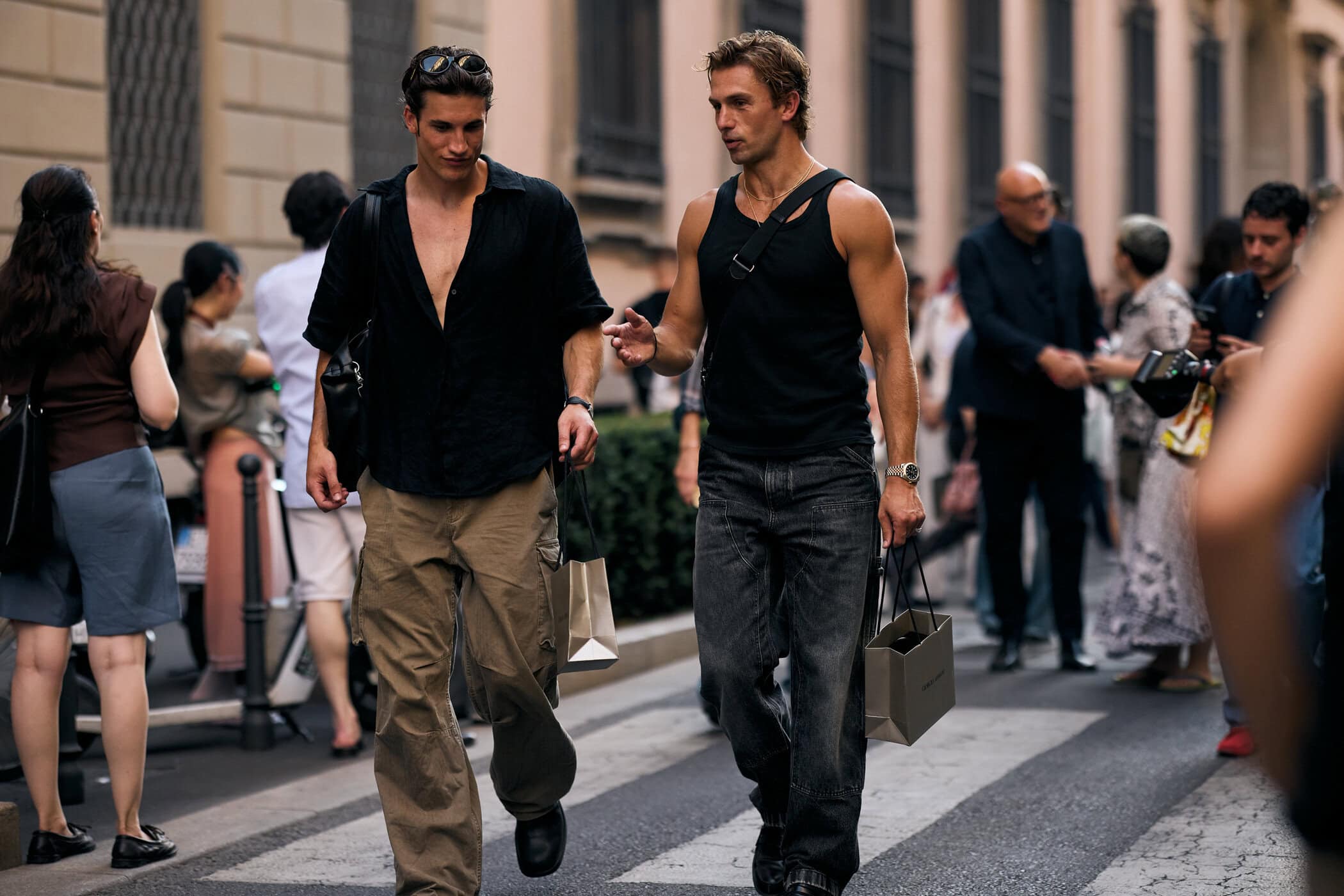 Milano Milan Men's Street Style Spring 2027 Shows