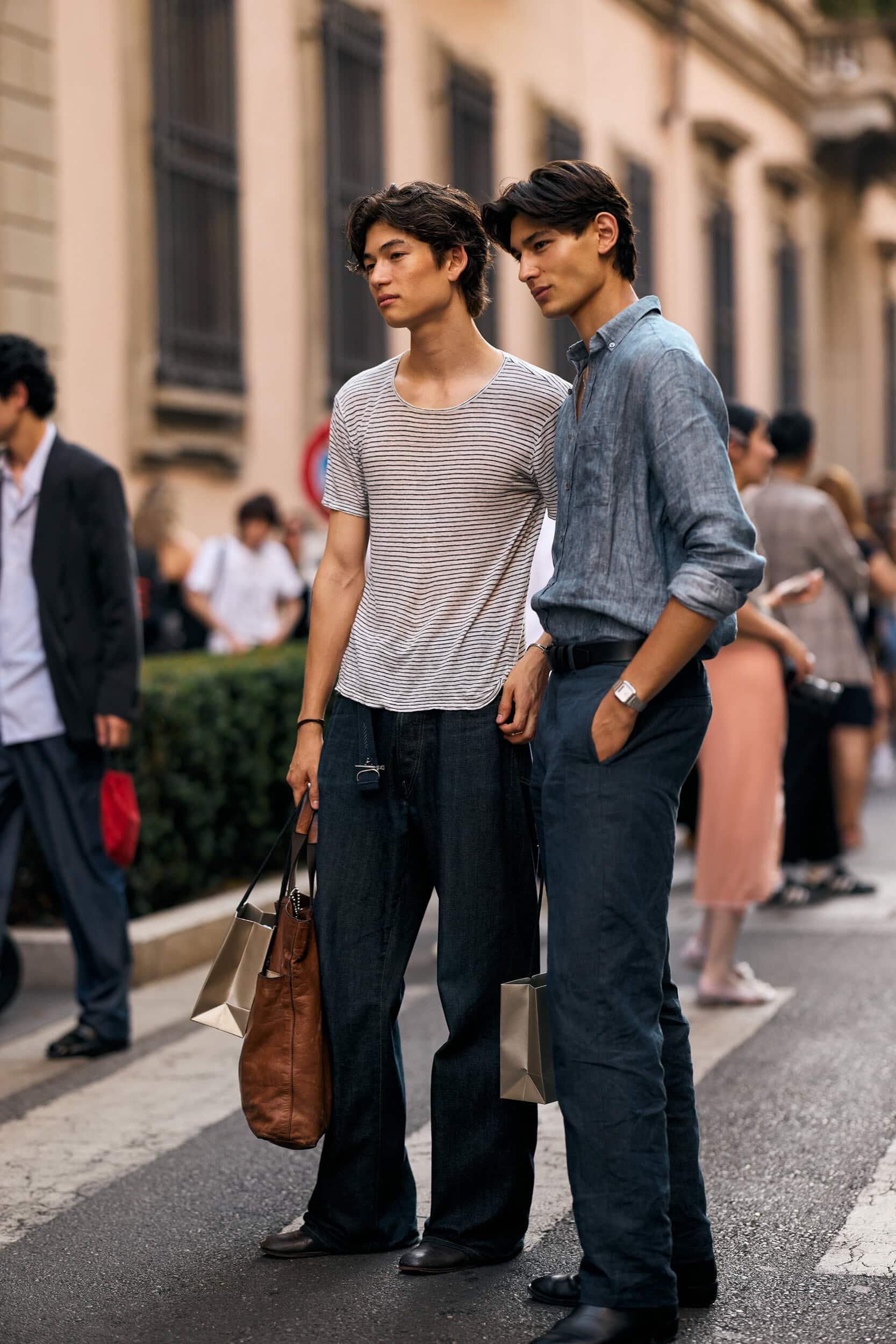 Milano Milan Men's Street Style Spring 2027 Shows