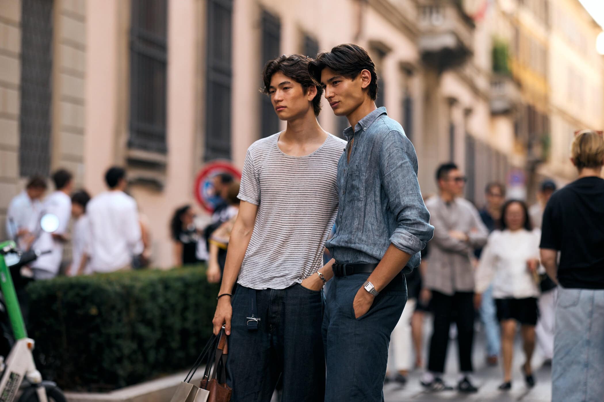 Milano Milan Men's Street Style Spring 2027 Shows