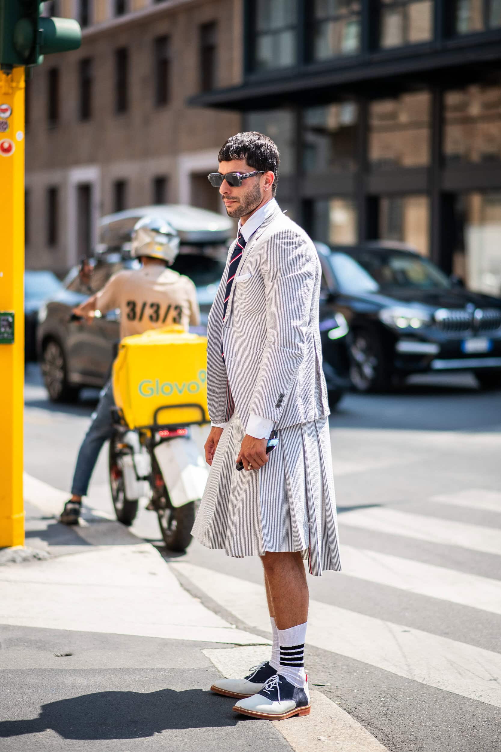 Milano Milan Men's Street Style Spring 2027 Shows