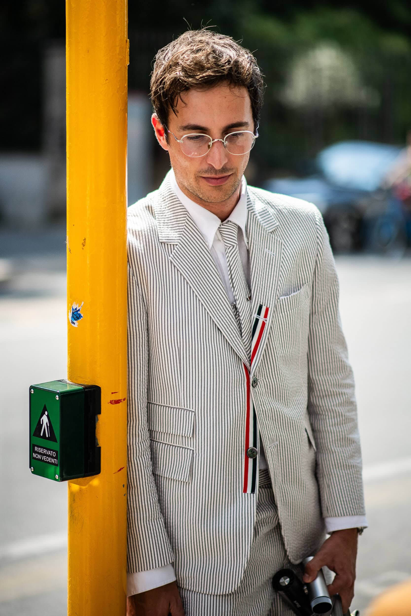 Milano Milan Men's Street Style Spring 2027 Shows