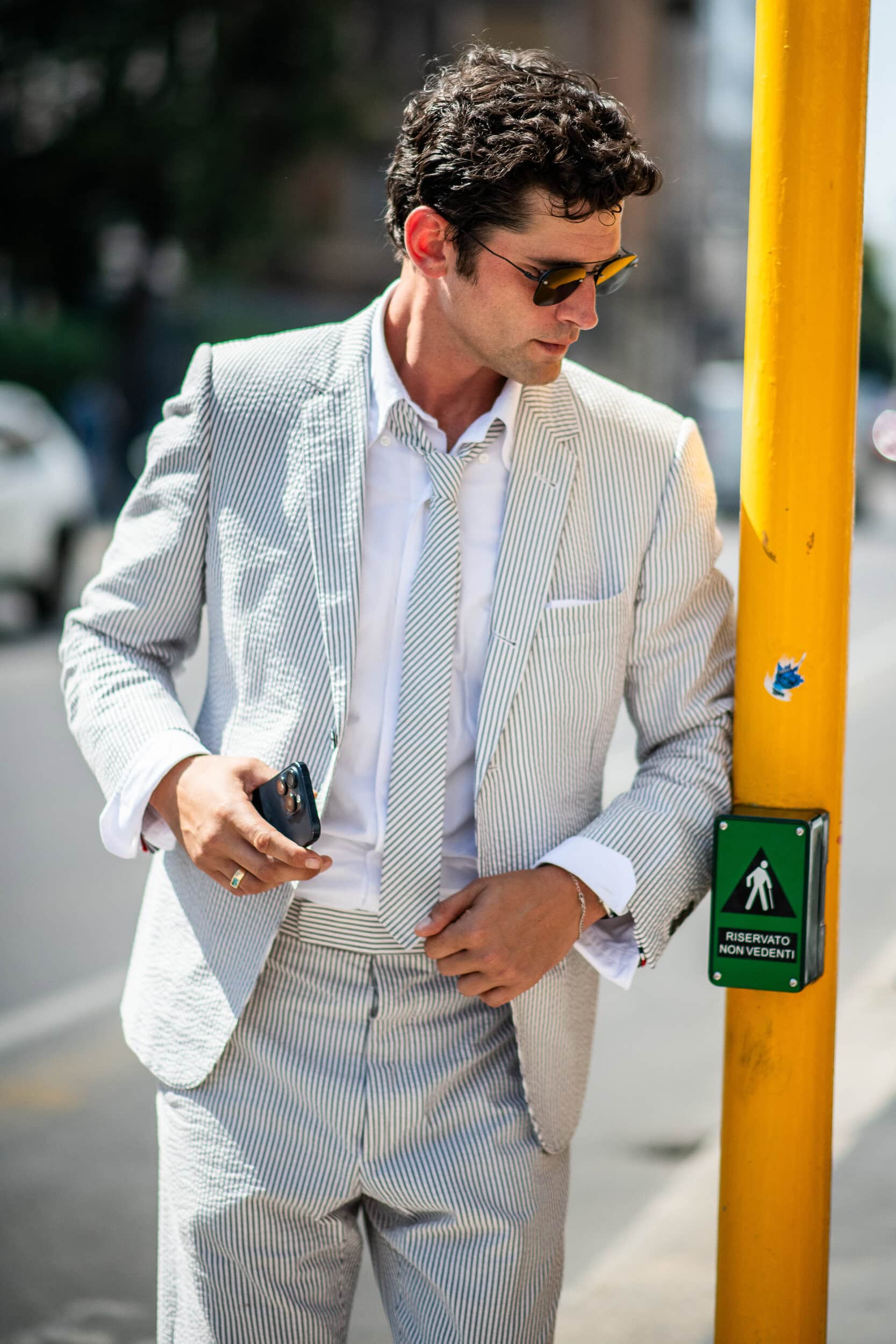 Milano Milan Men's Street Style Spring 2027 Shows