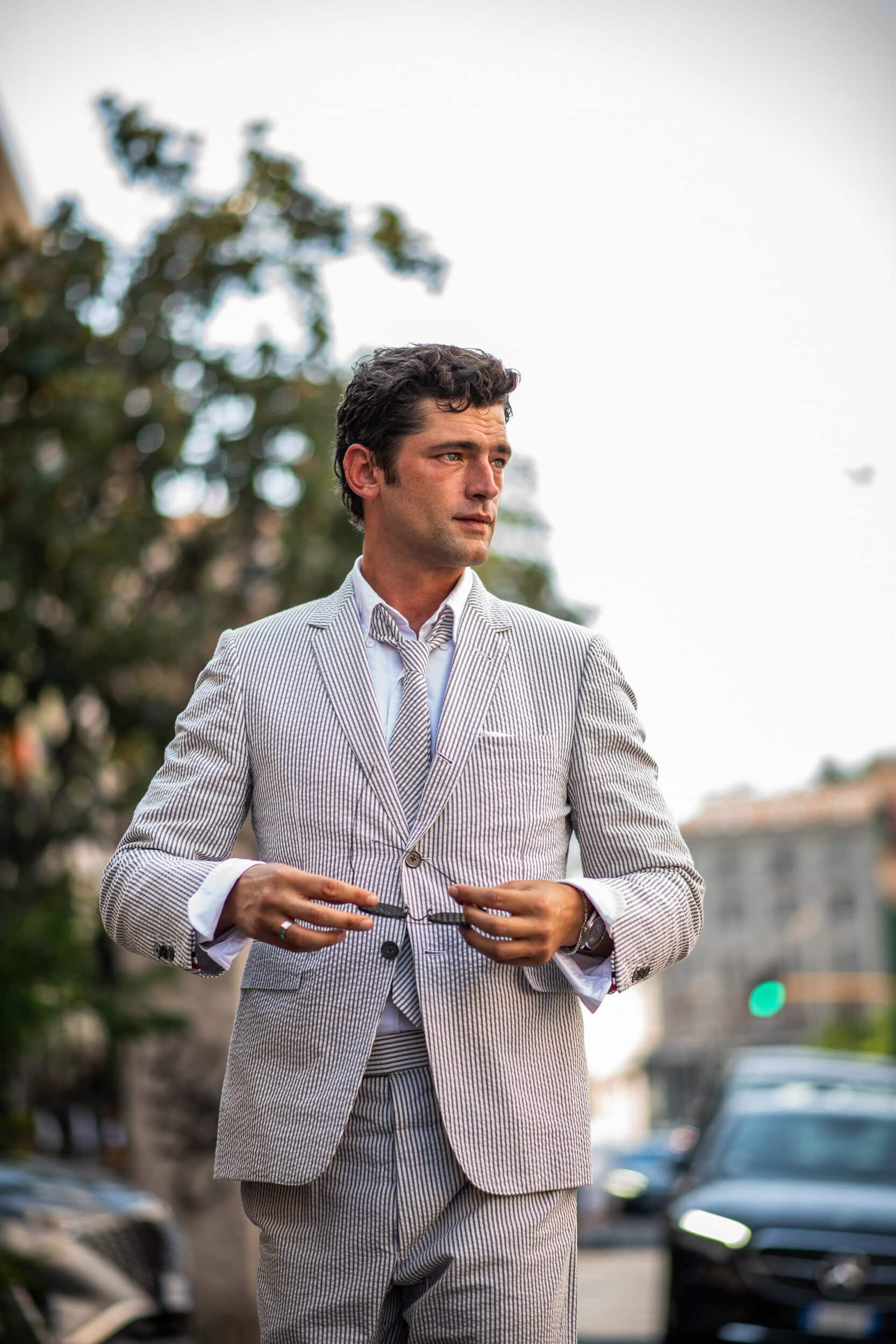 Milano Milan Men's Street Style Spring 2027 Shows
