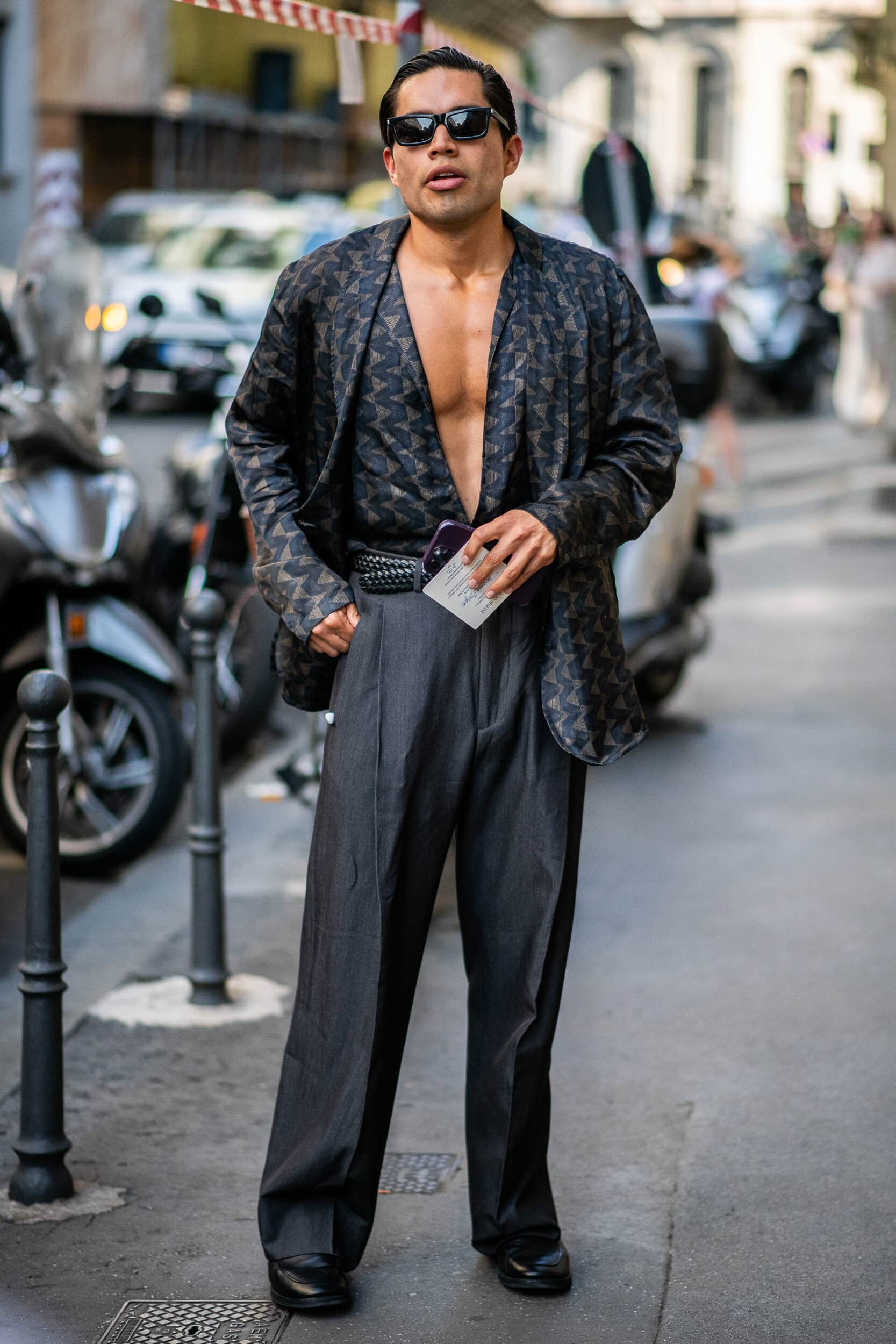 Milano Milan Men's Street Style Spring 2027 Shows