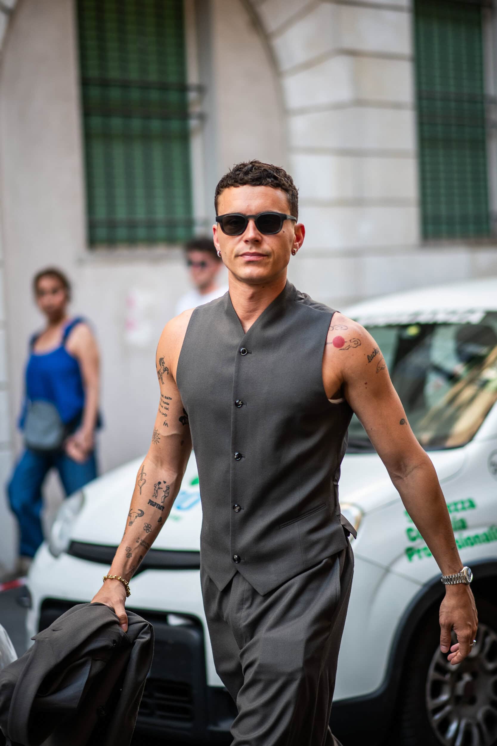 Milano Milan Men's Street Style Spring 2027 Shows