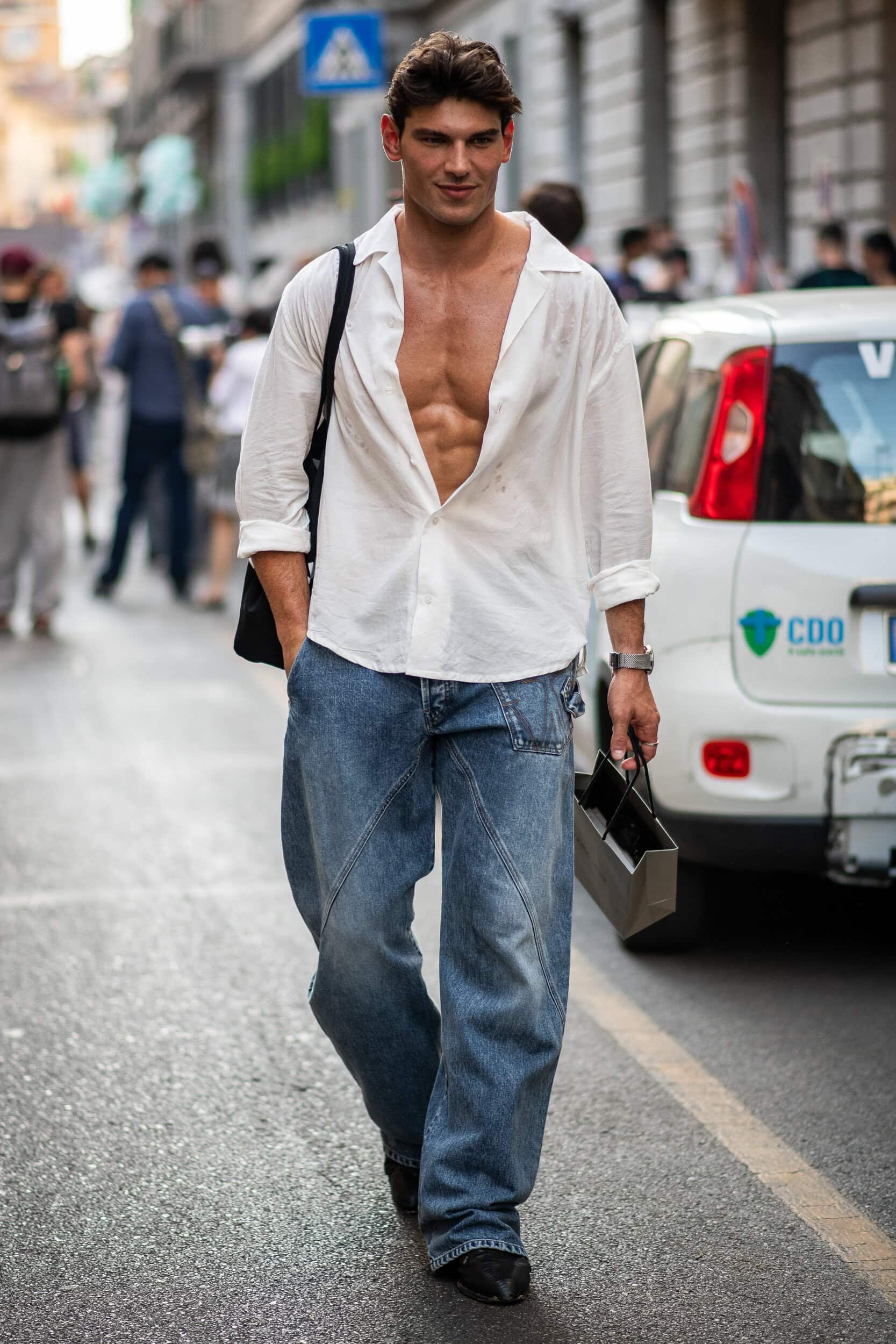 Milano Milan Men's Street Style Spring 2027 Shows
