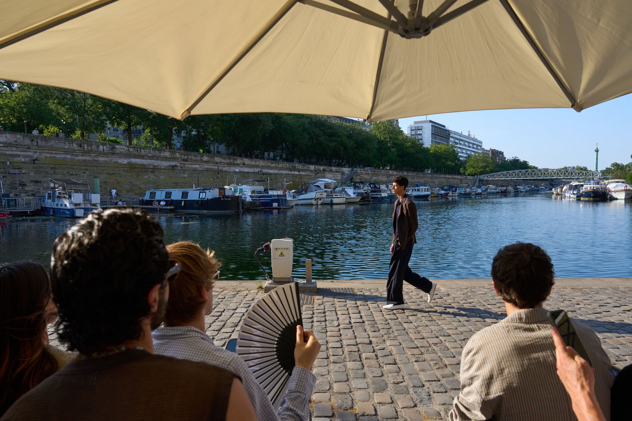 Officine Generale Spring 2027 Men's Fashion Show Atmosphere