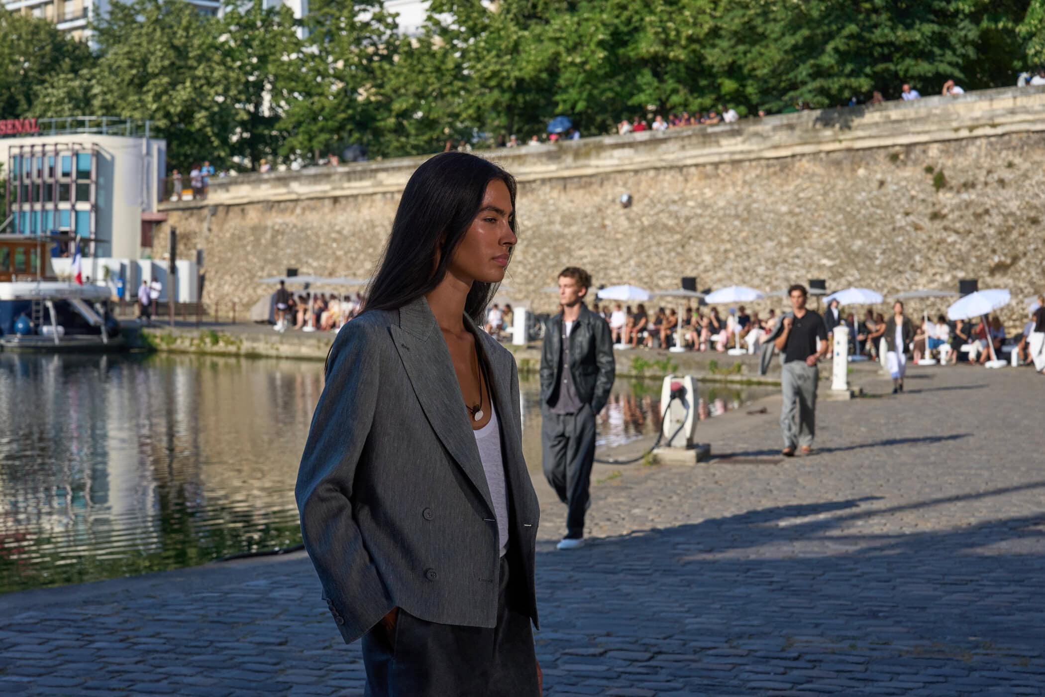 Officine Generale Spring 2027 Men's Fashion Show Atmosphere