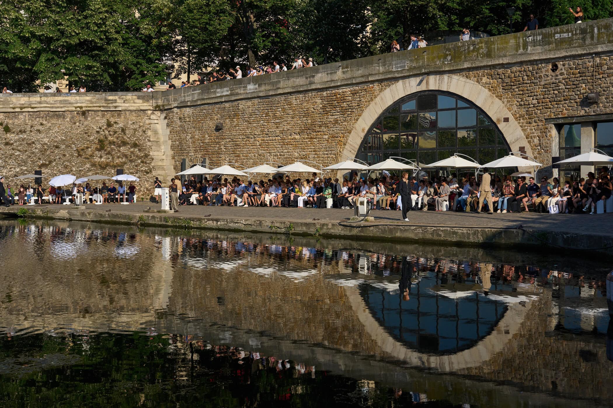 Officine Generale Spring 2027 Men's Fashion Show Atmosphere