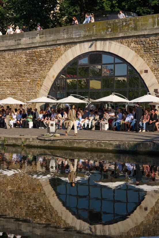 Officine Generale Spring 2027 Men's Fashion Show Atmosphere