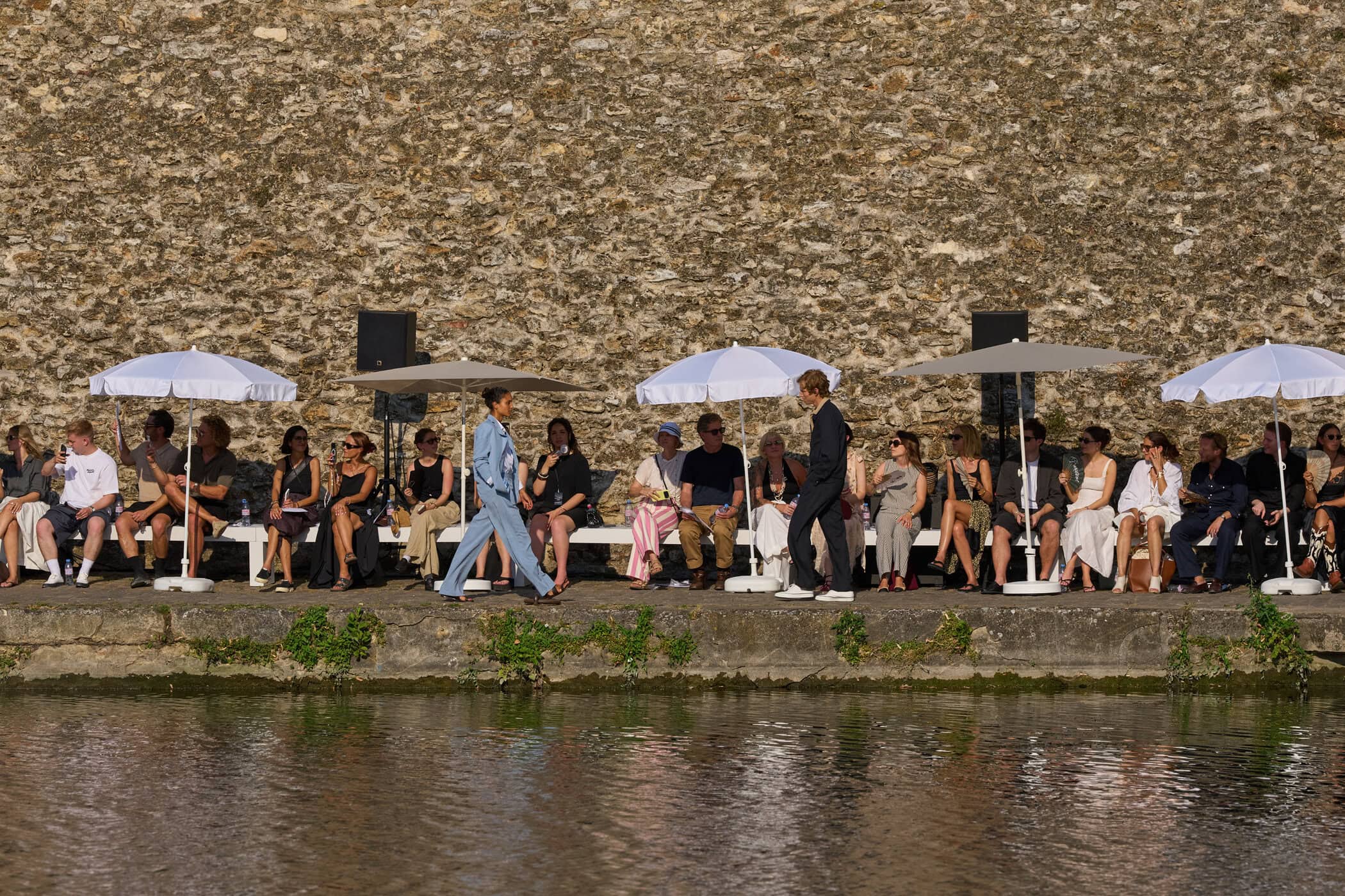 Officine Generale Spring 2027 Men's Fashion Show Atmosphere