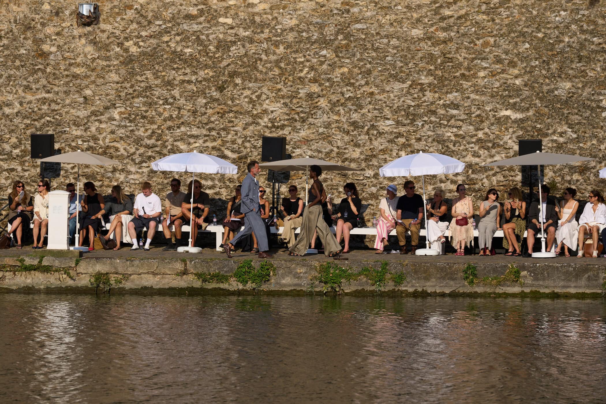 Officine Generale Spring 2027 Men's Fashion Show Atmosphere