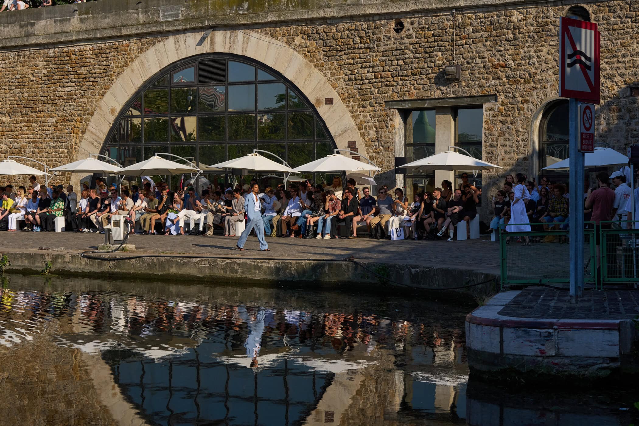 Officine Generale Spring 2027 Men's Fashion Show Atmosphere