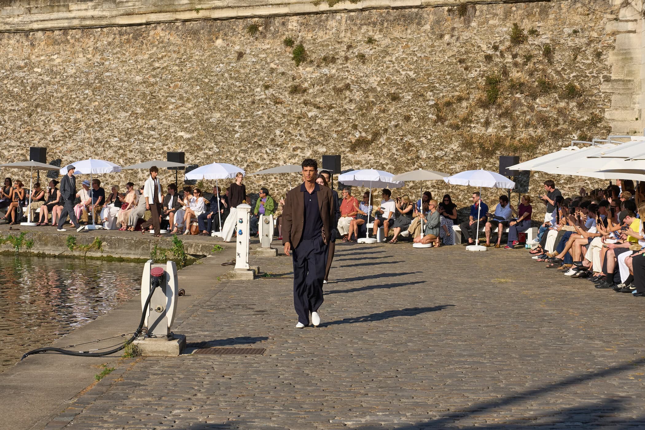 Officine Generale Spring 2027 Men's Fashion Show Atmosphere