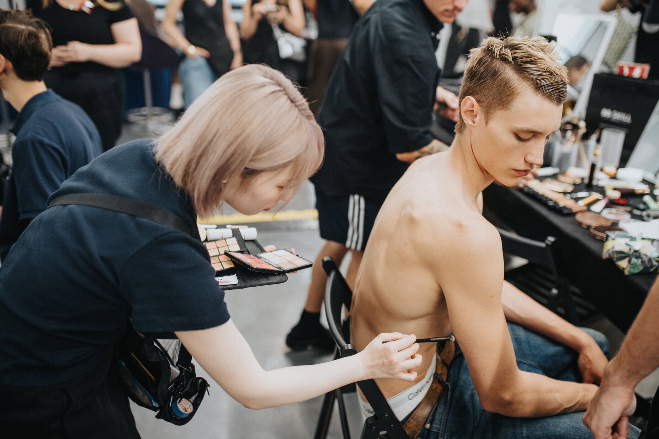 Domenico Orefice Spring 2027 Men's Fashion Show Backstage