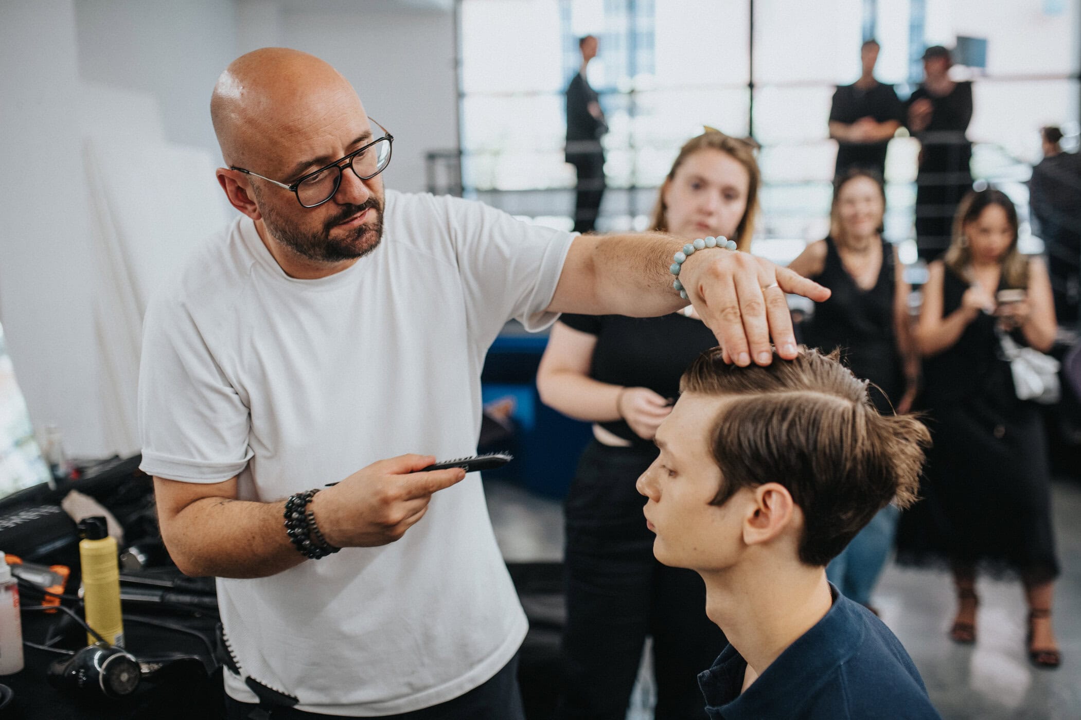 Domenico Orefice Spring 2027 Men's Fashion Show Backstage