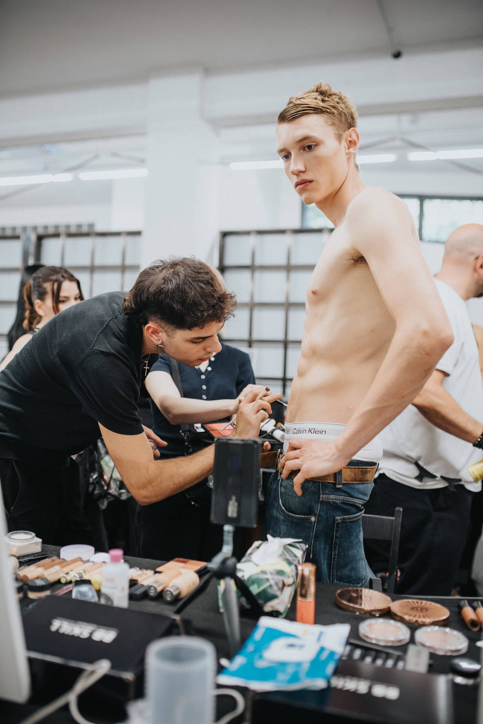 Domenico Orefice Spring 2027 Men's Fashion Show Backstage