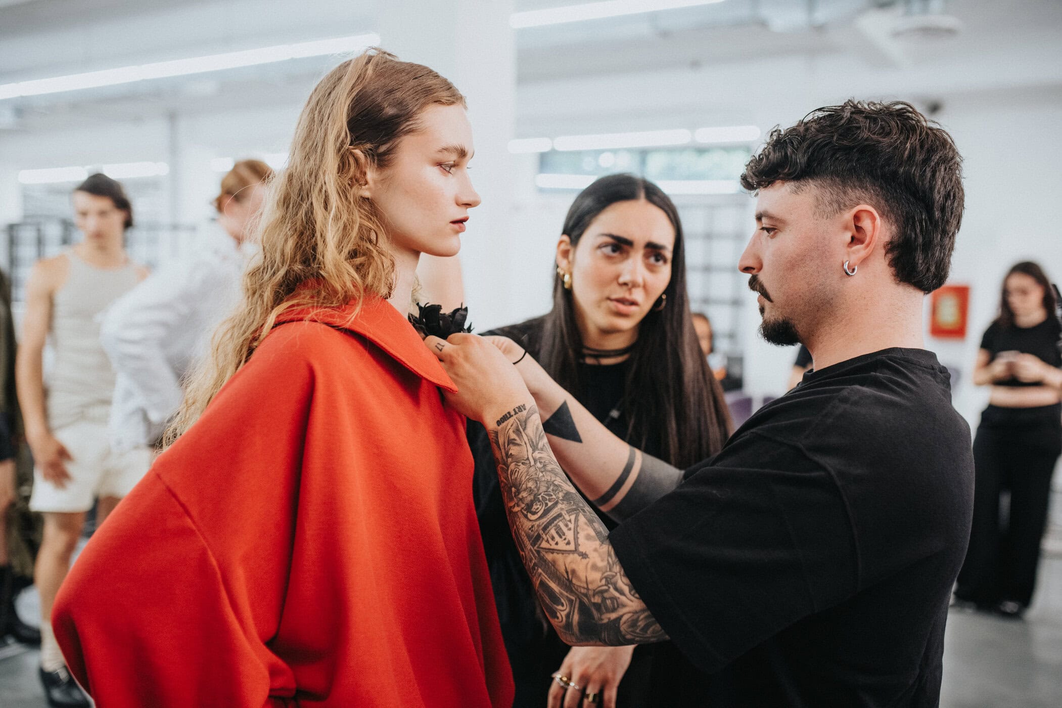 Domenico Orefice Spring 2027 Men's Fashion Show Backstage