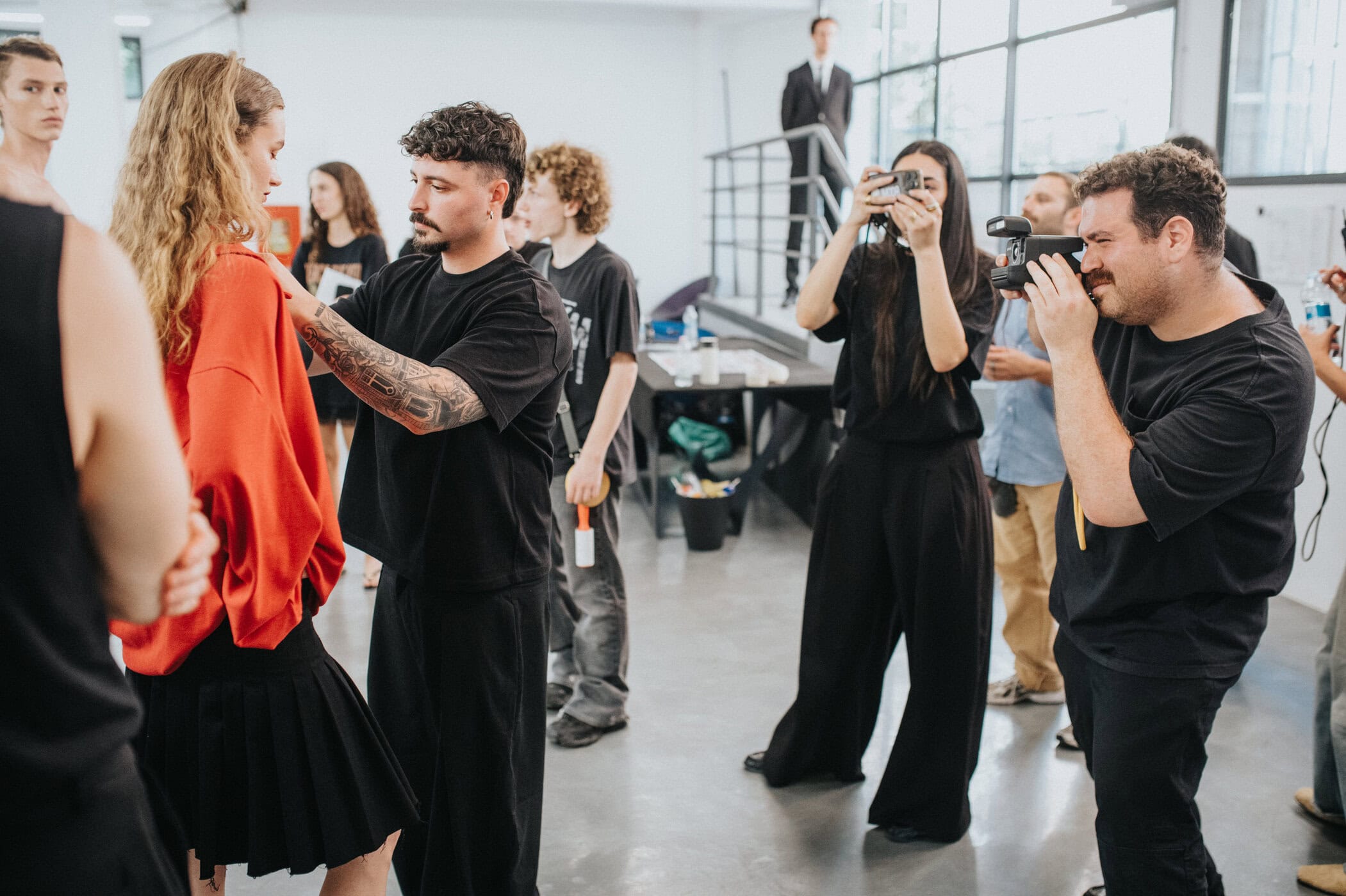 Domenico Orefice Spring 2027 Men's Fashion Show Backstage