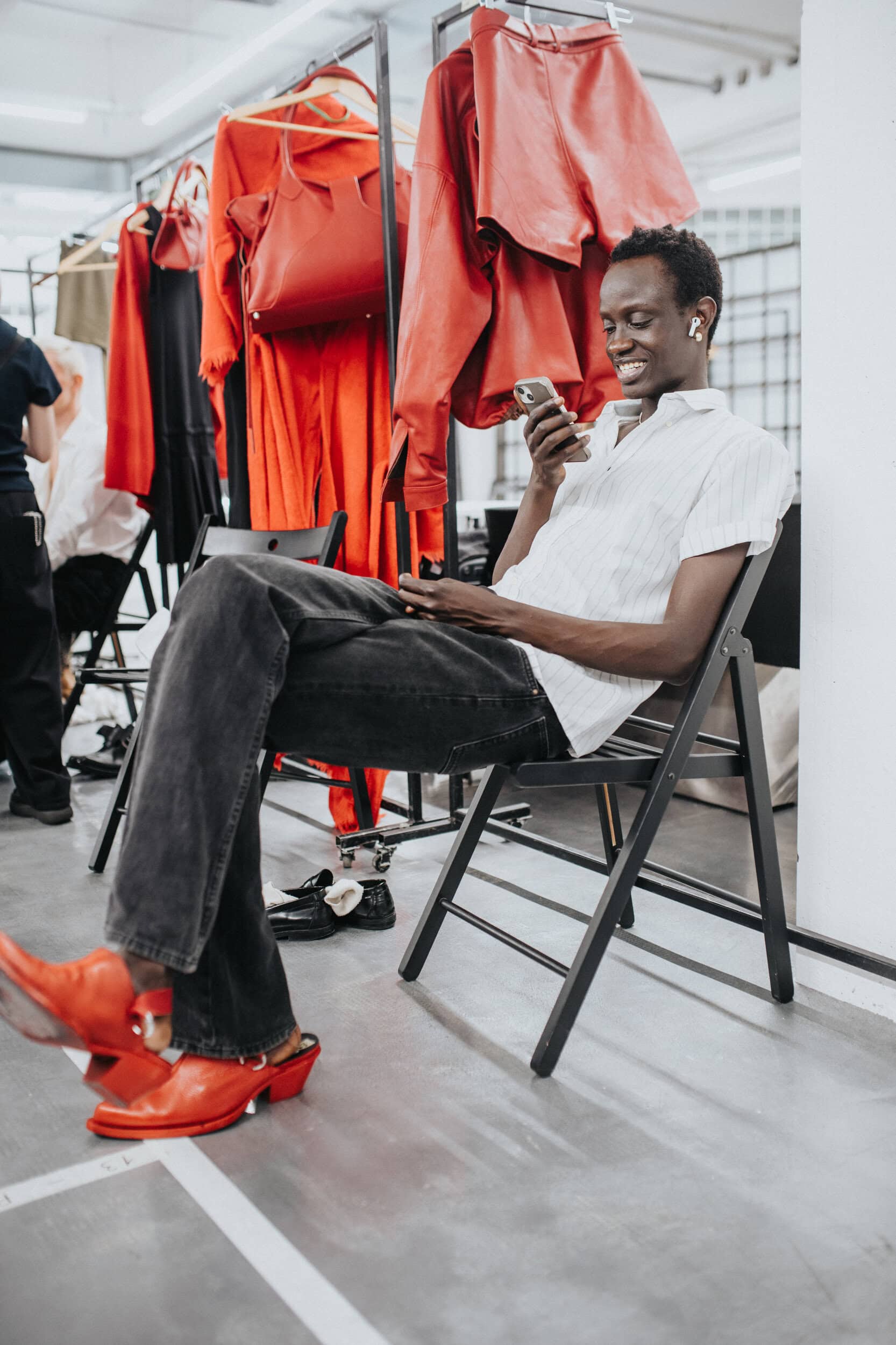 Domenico Orefice Spring 2027 Men's Fashion Show Backstage