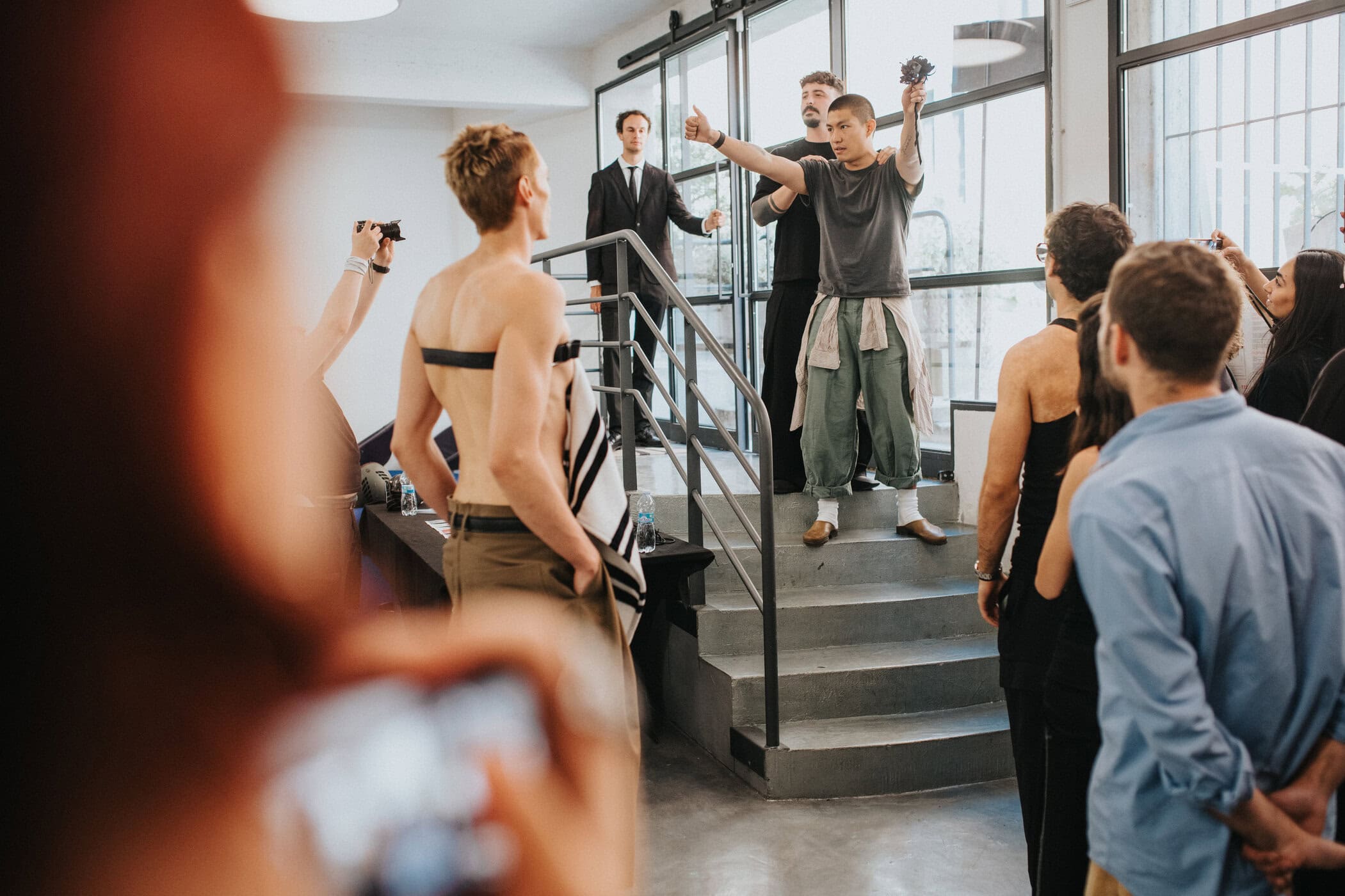 Domenico Orefice Spring 2027 Men's Fashion Show Backstage