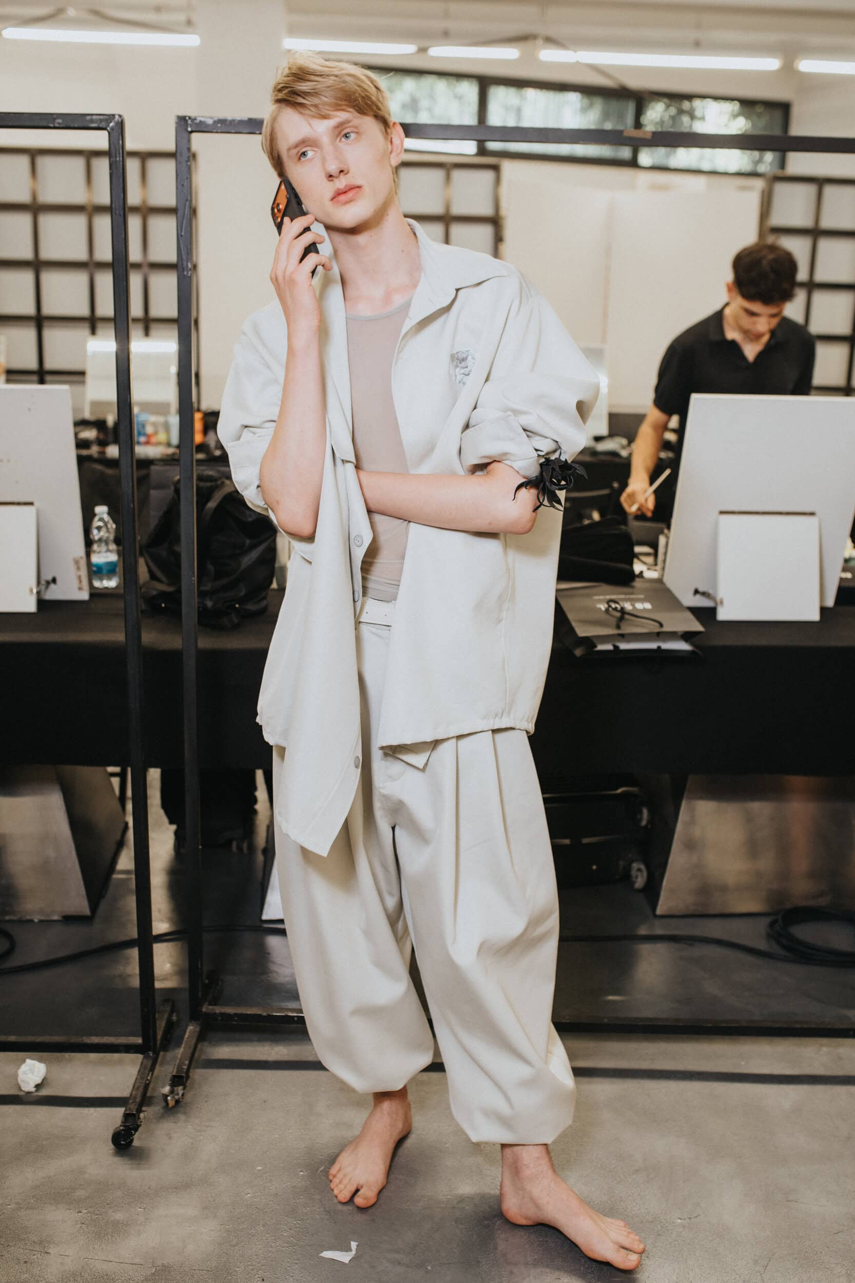 Domenico Orefice Spring 2027 Men's Fashion Show Backstage