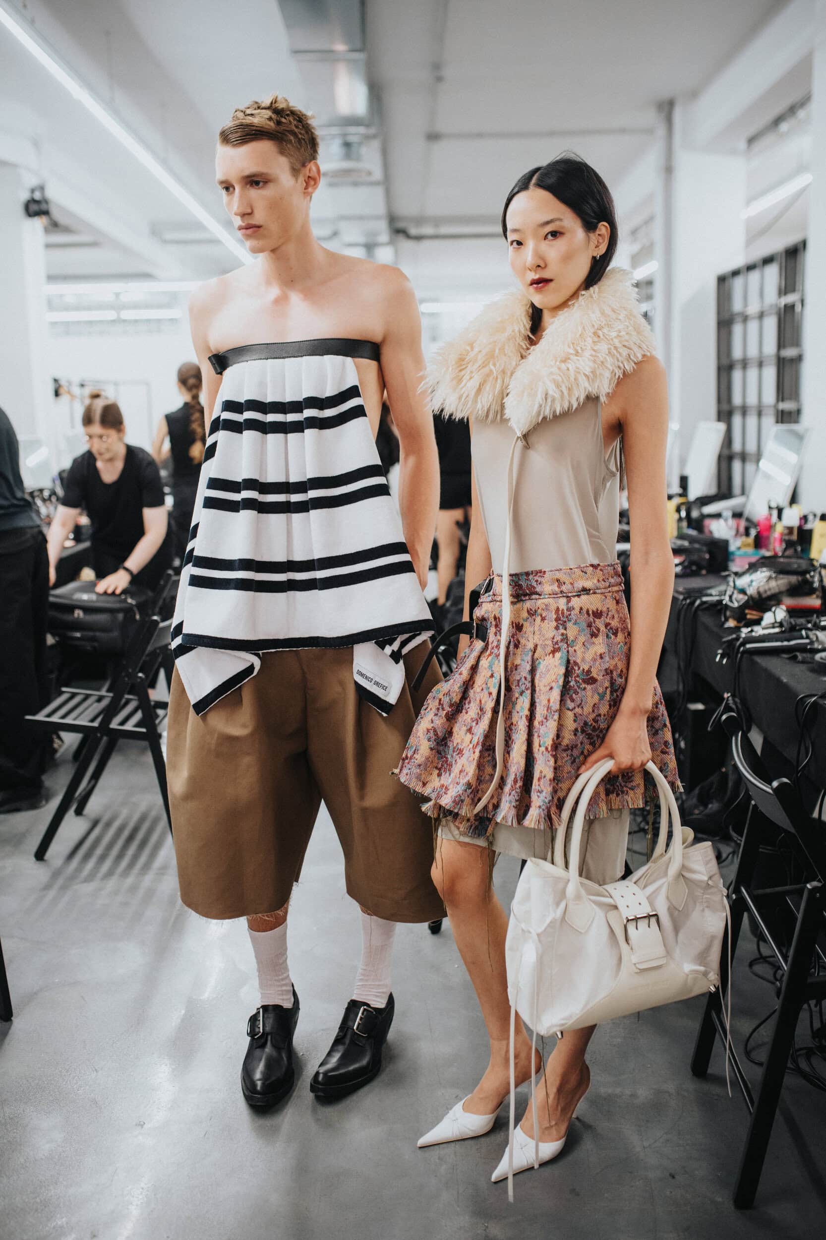 Domenico Orefice Spring 2027 Men's Fashion Show Backstage