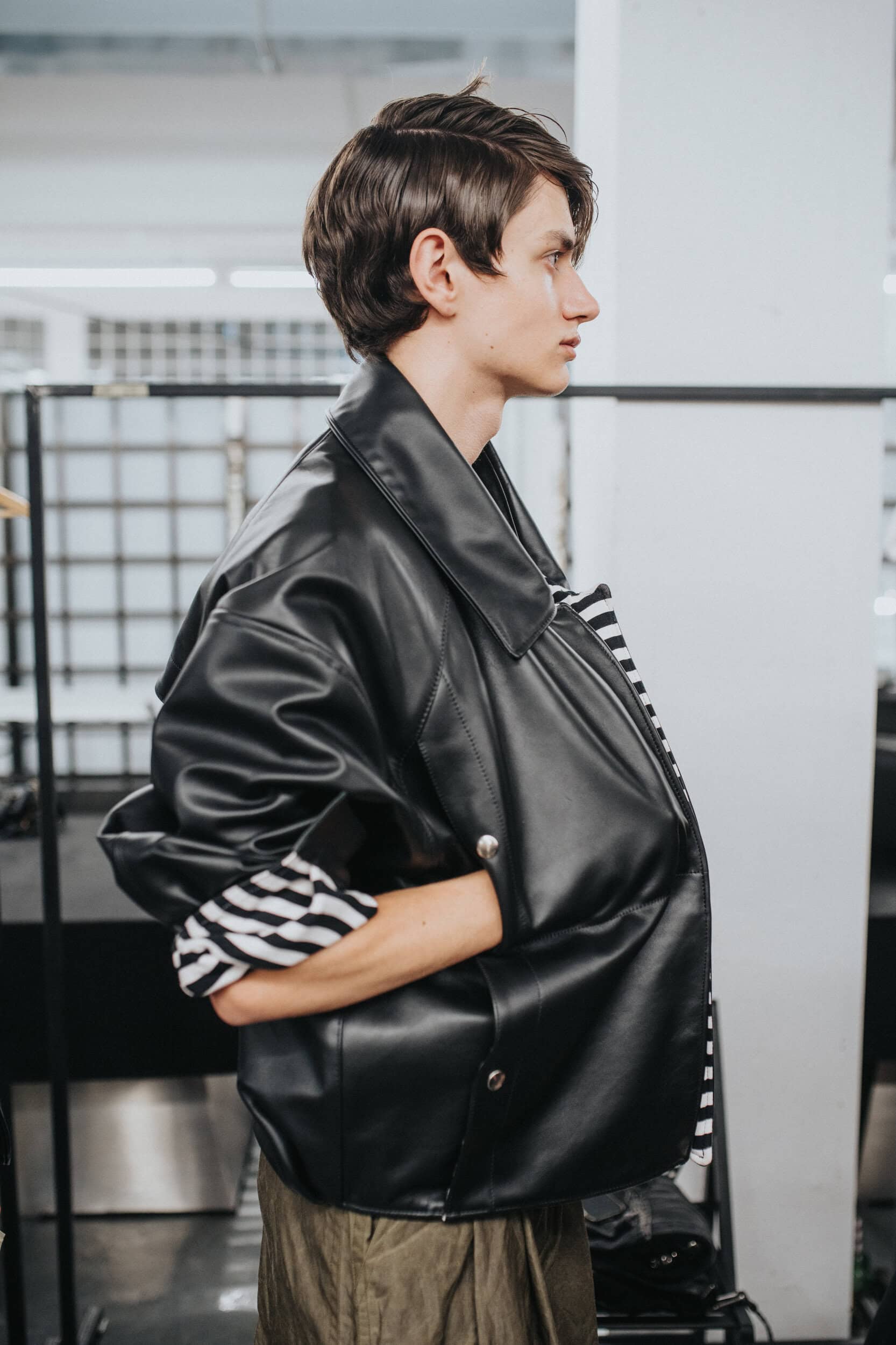 Domenico Orefice Spring 2027 Men's Fashion Show Backstage