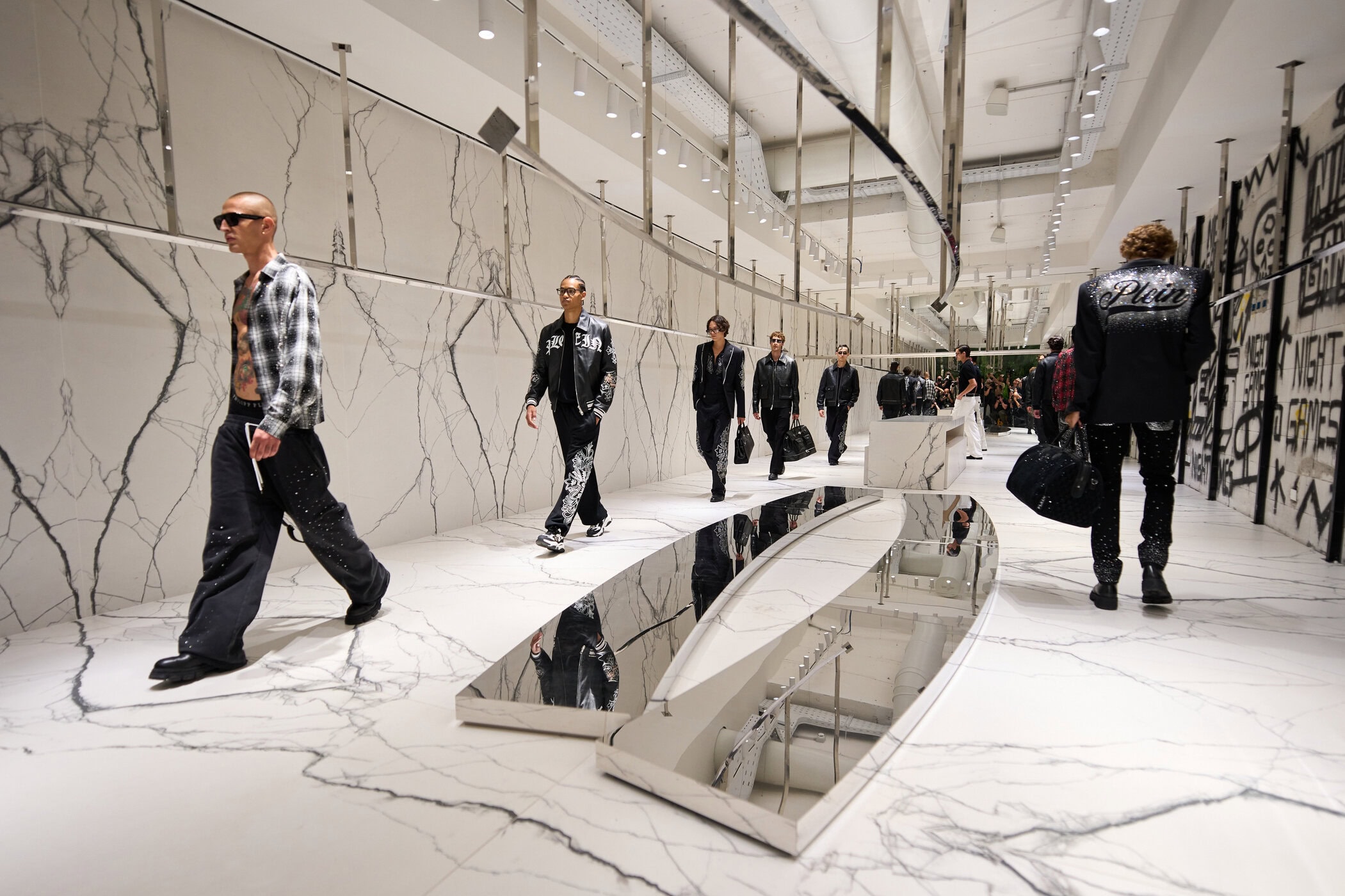 Philipp Plein Spring 2027 Men's Fashion Show Atmosphere