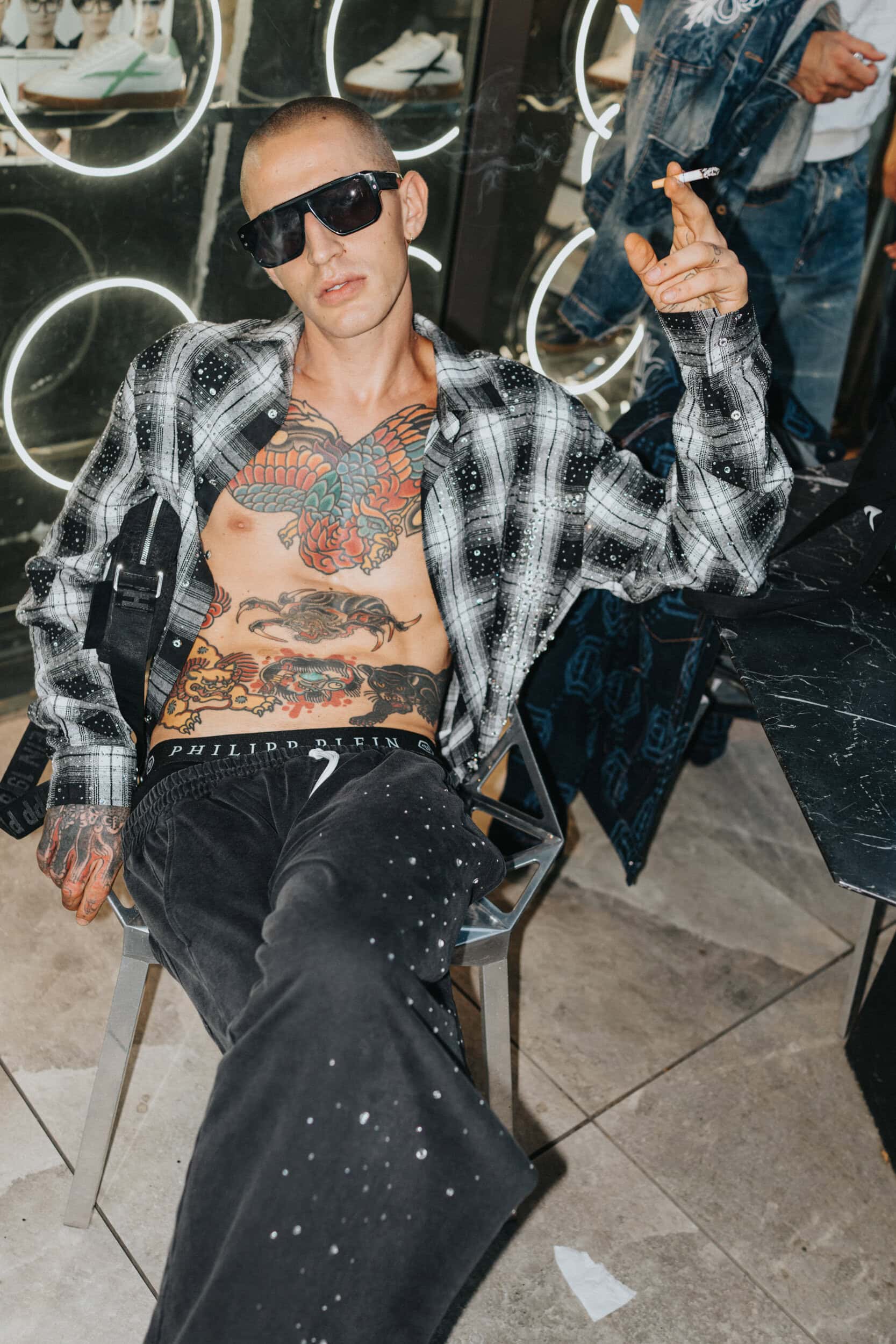 Philipp Plein Spring 2027 Men's Fashion Show Backstage