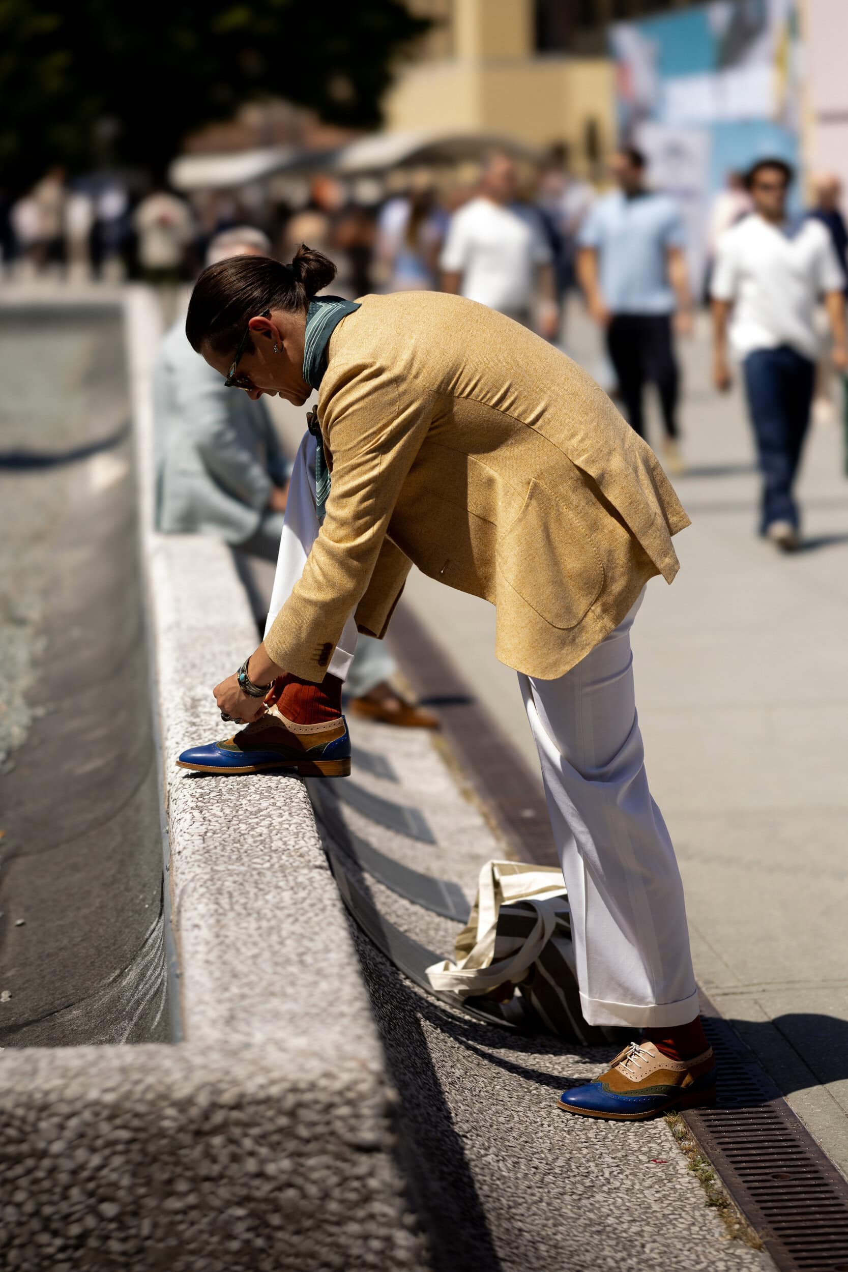 Firenze Pitti Uomo Men's Street Style Spring 2027 Shows