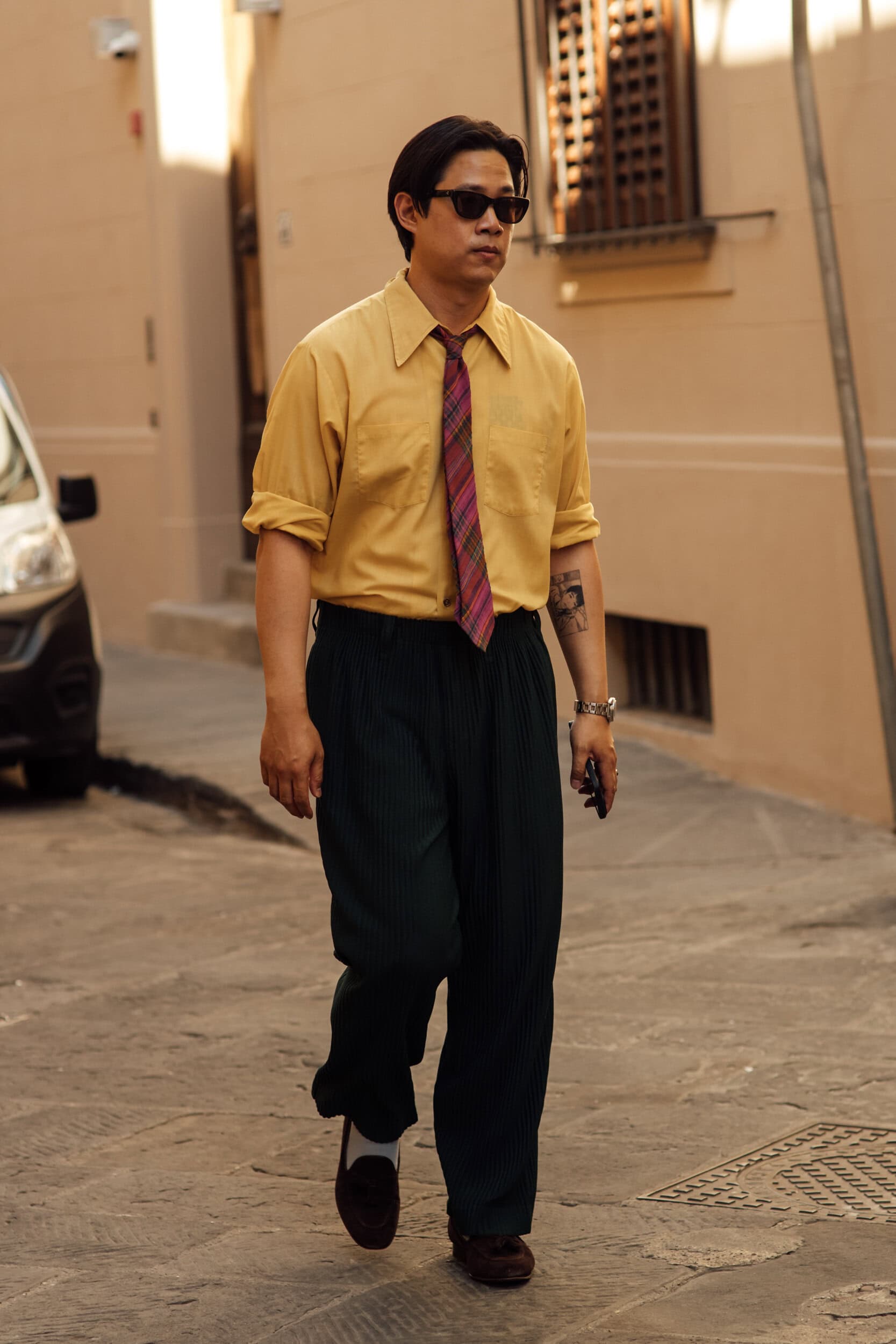 Firenze Pitti Uomo Men's Street Style Spring 2027 Shows