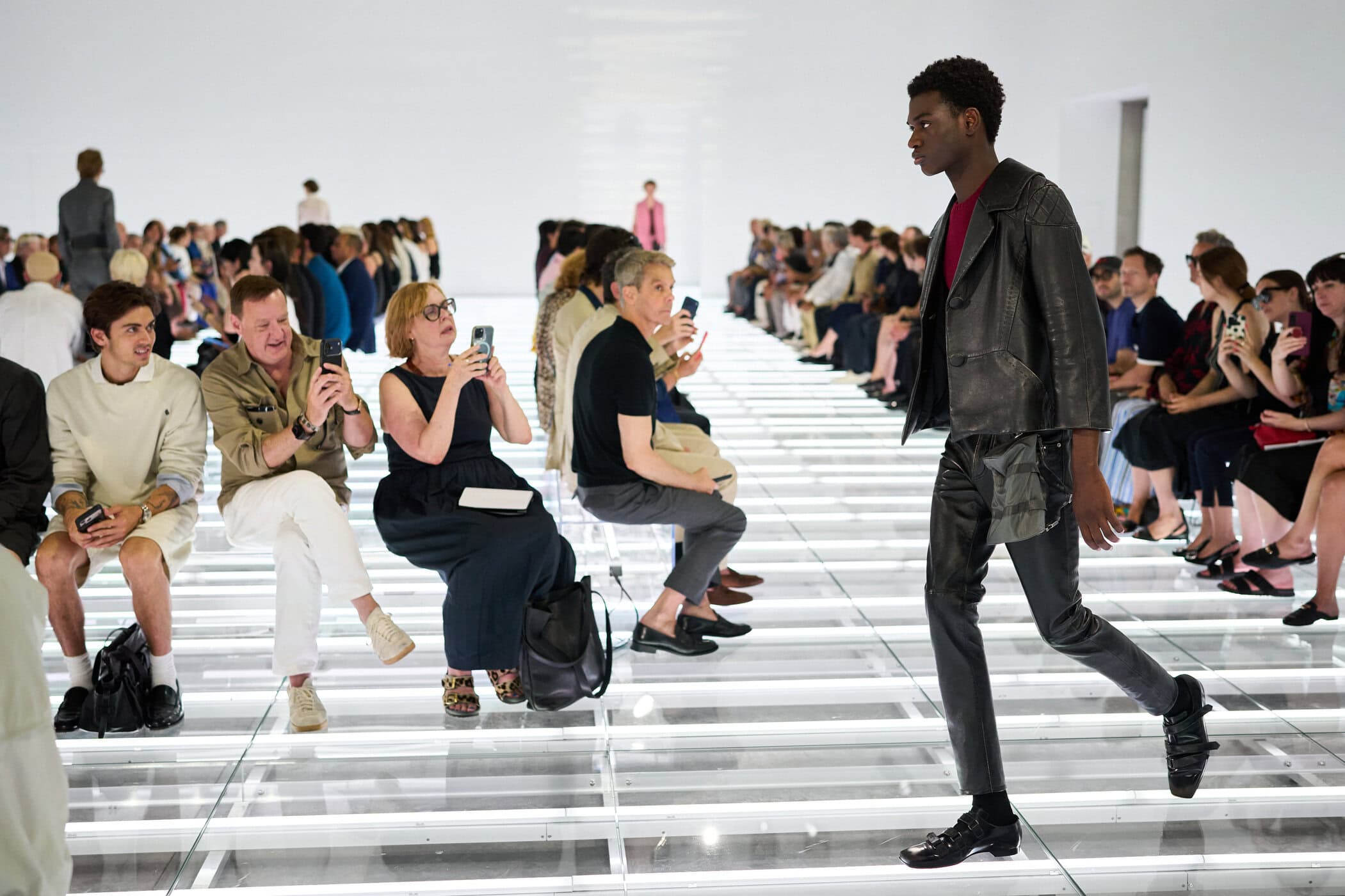 Prada Spring 2027 Men's Fashion Show Atmosphere