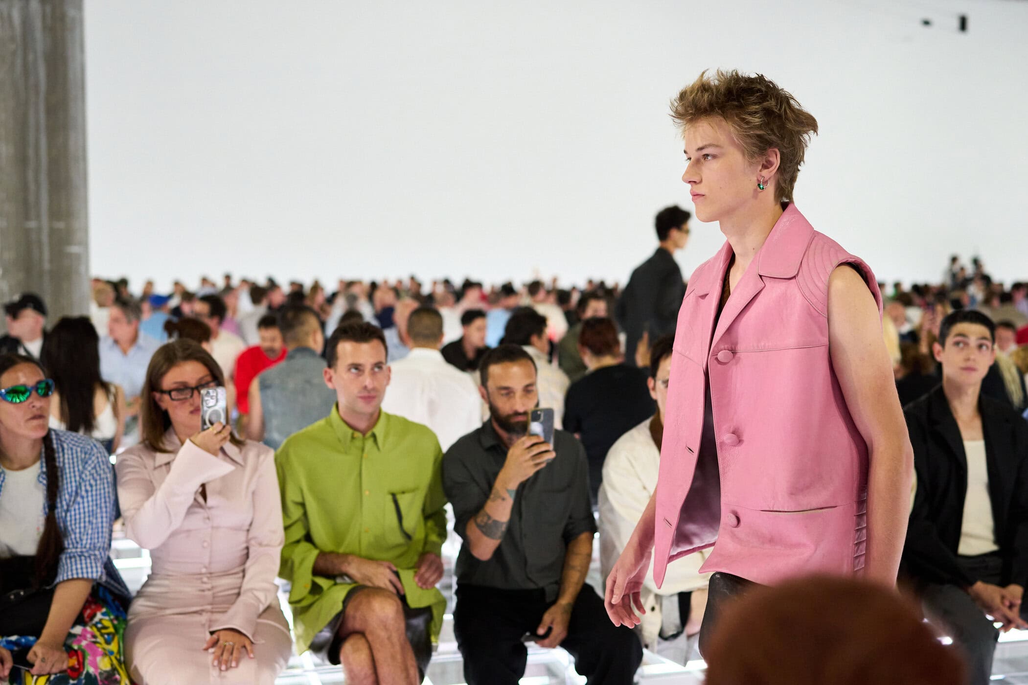 Prada Spring 2027 Men's Fashion Show Atmosphere