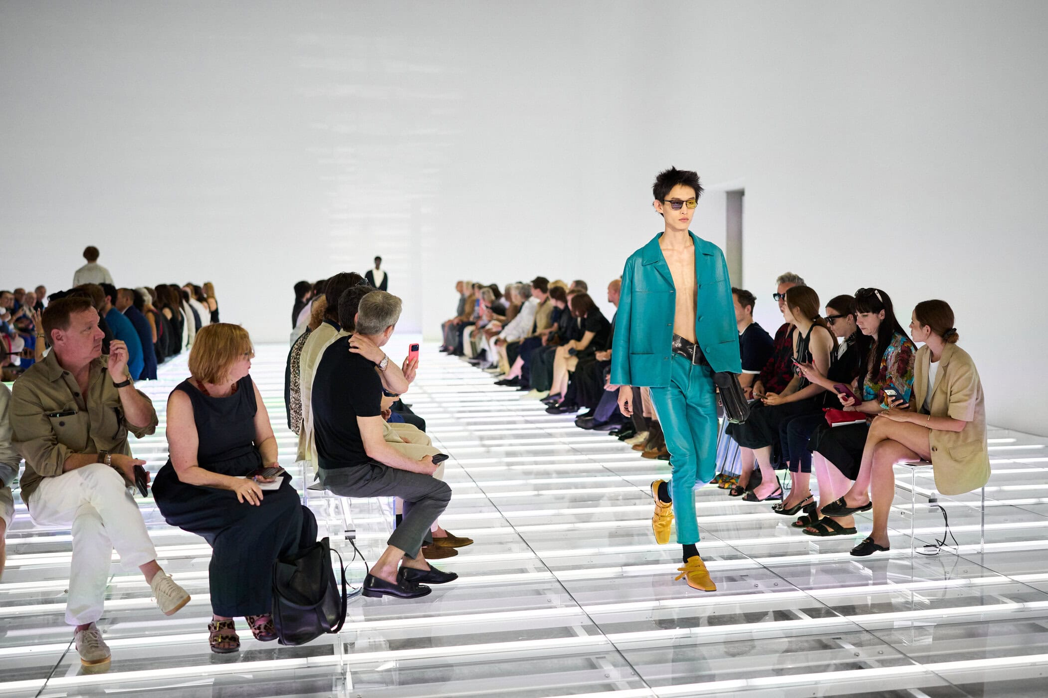 Prada Spring 2027 Men's Fashion Show Atmosphere