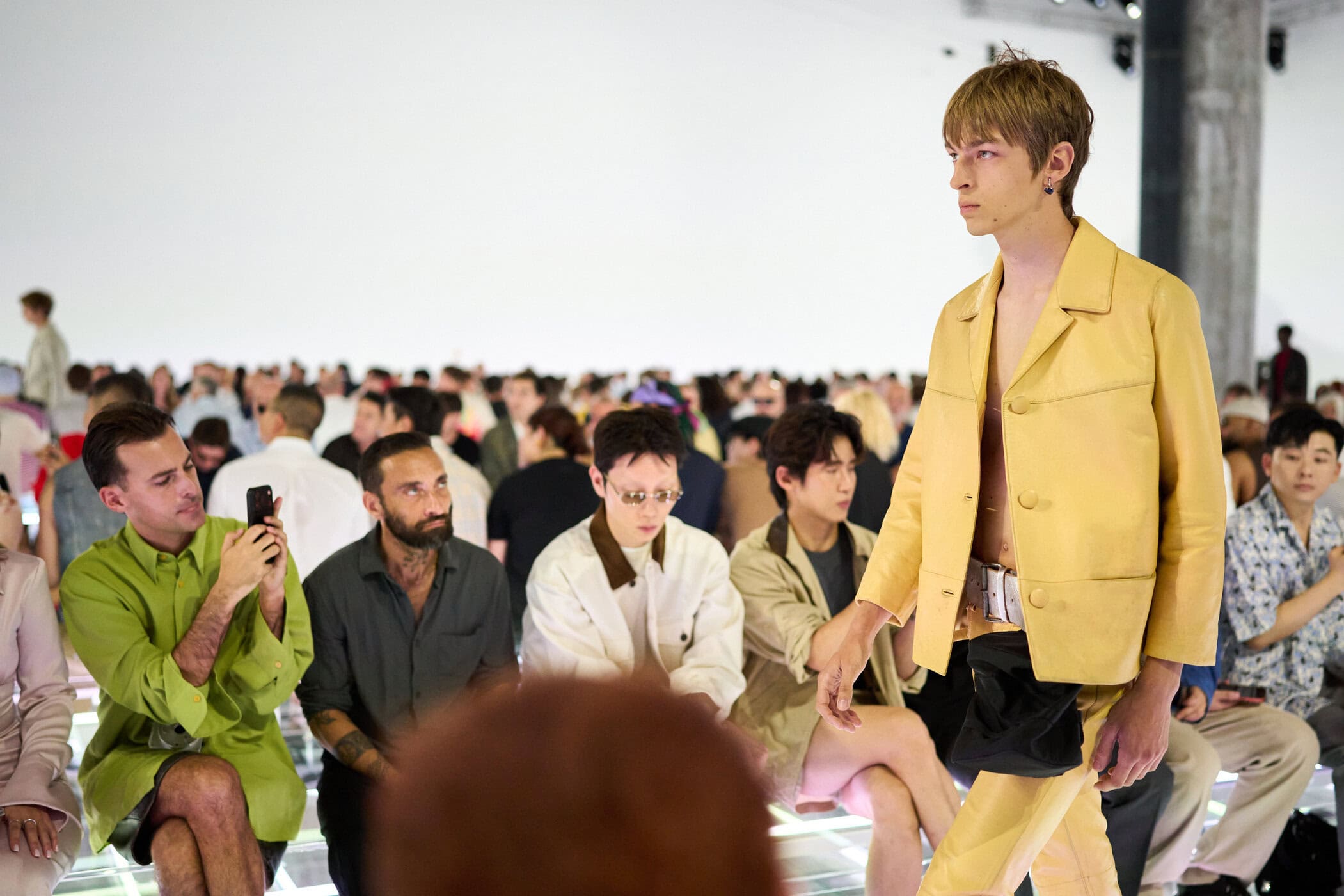 Prada Spring 2027 Men's Fashion Show Atmosphere