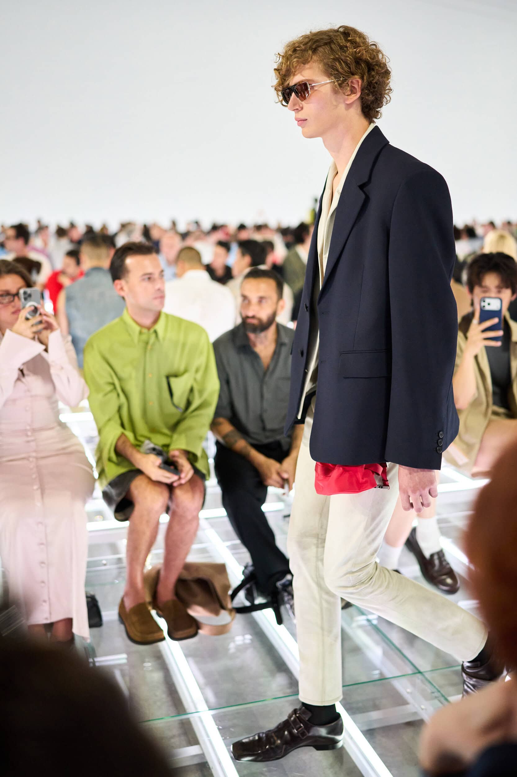 Prada Spring 2027 Men's Fashion Show Atmosphere