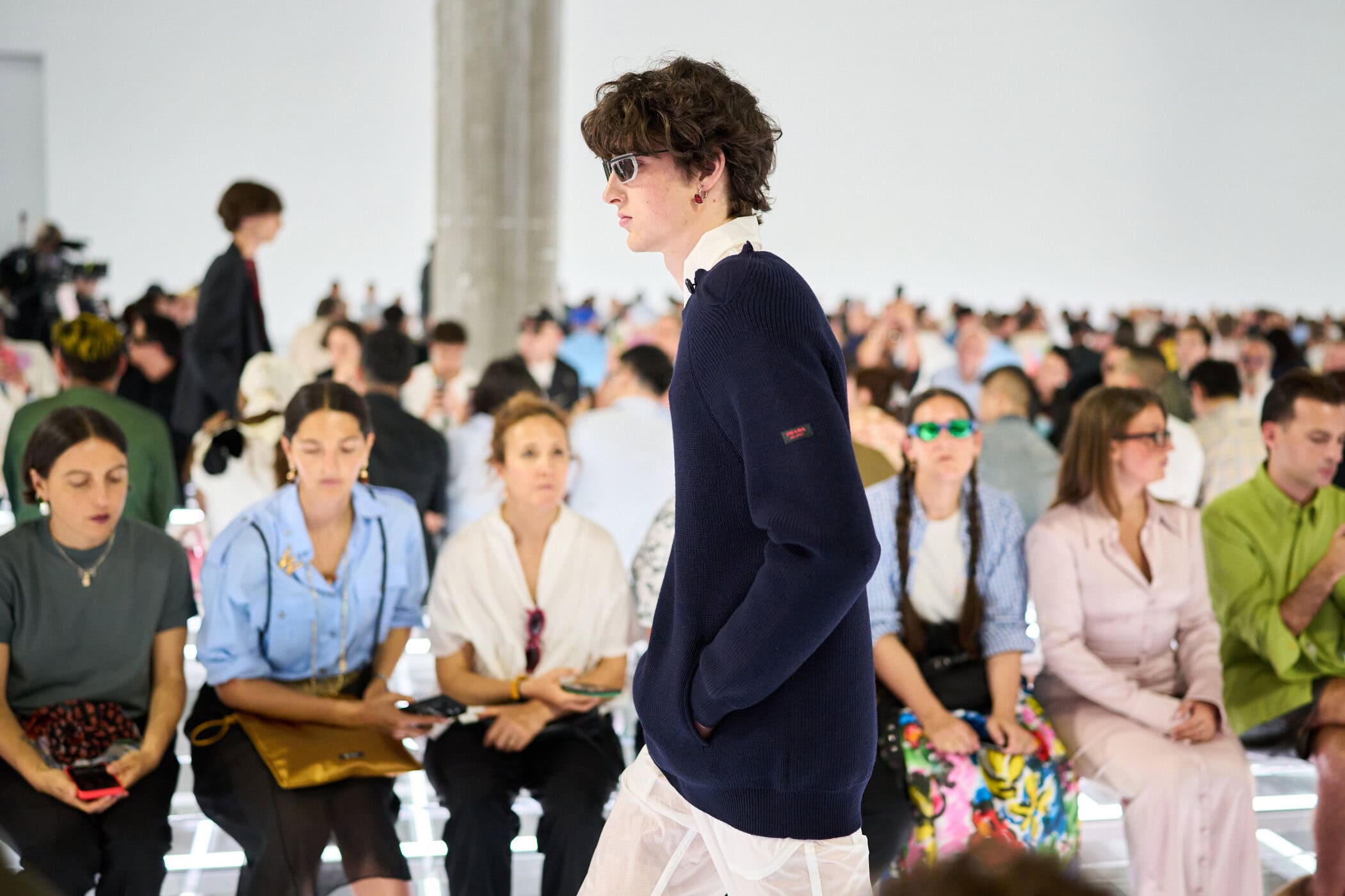 Prada Spring 2027 Men's Fashion Show Atmosphere