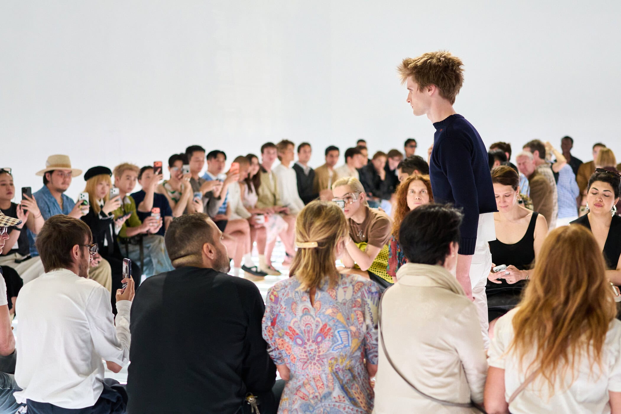Prada Spring 2027 Men's Fashion Show Atmosphere