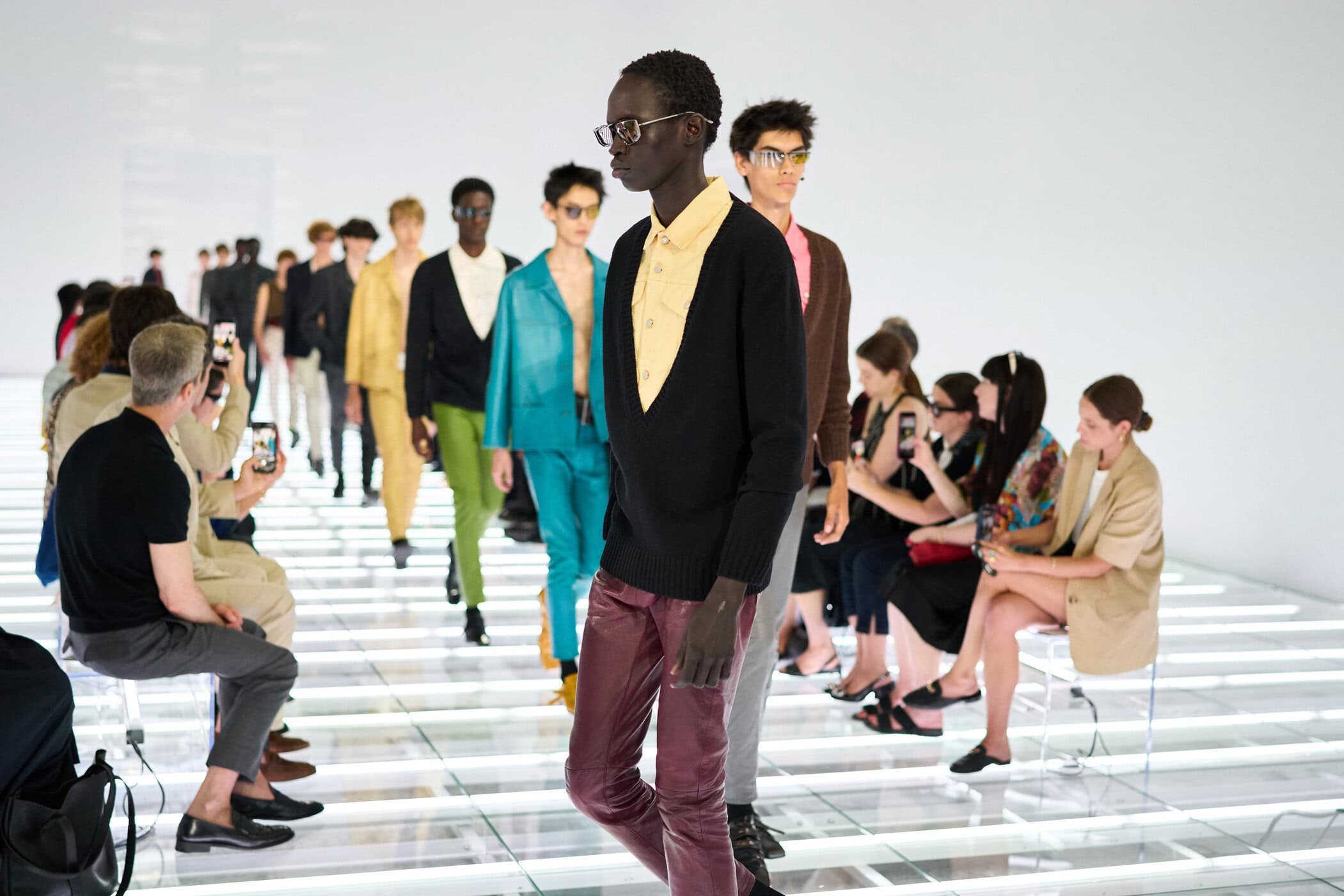 Prada Spring 2027 Men's Fashion Show Atmosphere